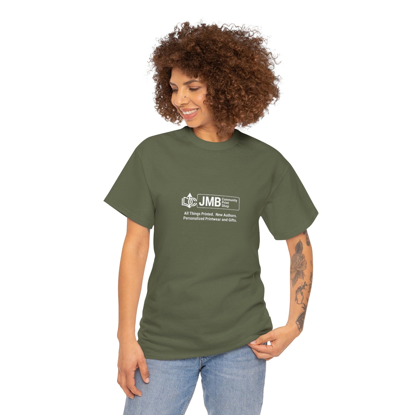 T-Shirt — Minimalist JMB Logo Tee (Small Chest Print)
