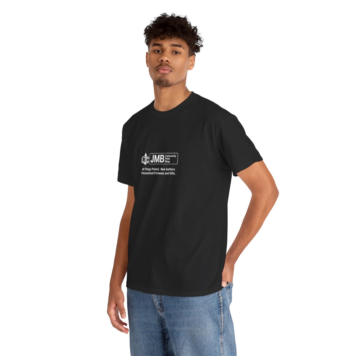 T-Shirt — Minimalist JMB Logo Tee (Small Chest Print)