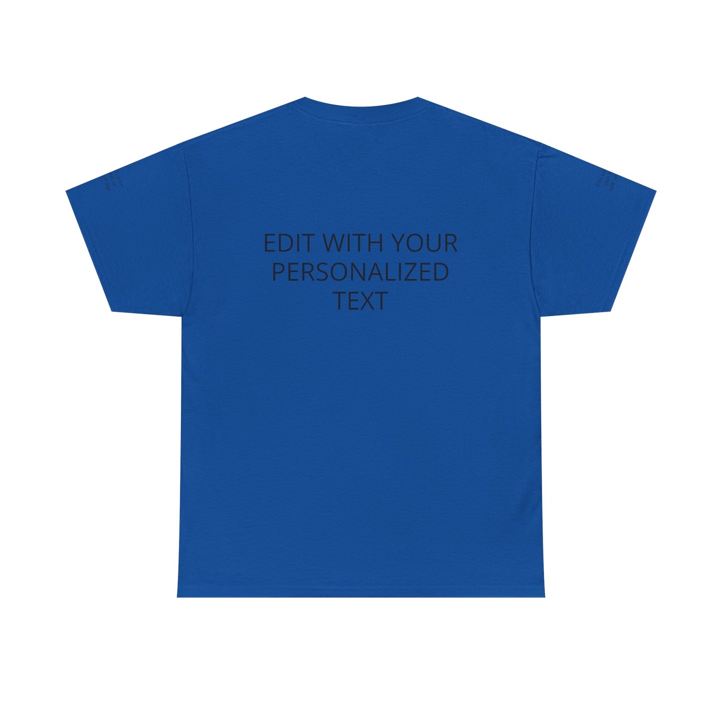 Fully Customizable Multi-Photo T-Shirt – Personalized Text & Image 5-Zone Tee