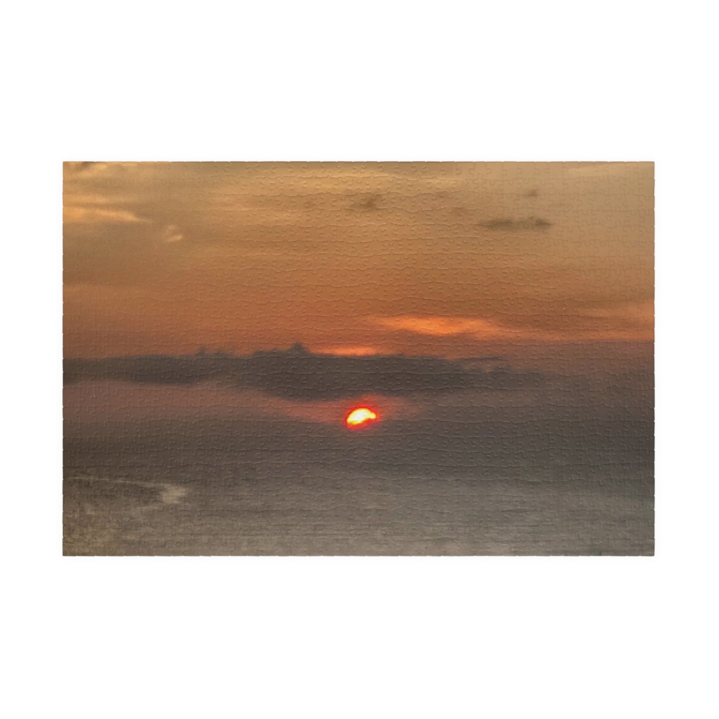 Aruba Sunset Over Ocean Puzzle — Scenic Beach Sunset Jigsaw (110–1014 pcs)