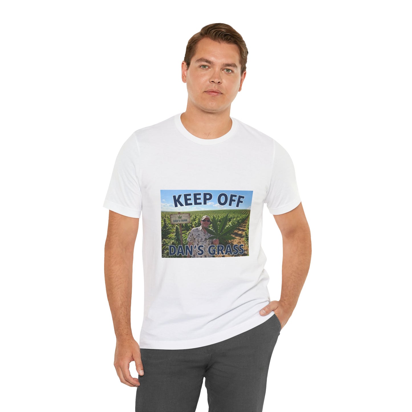 Keep Off Dan's Grass Tee — Humorous Personalized Shirt