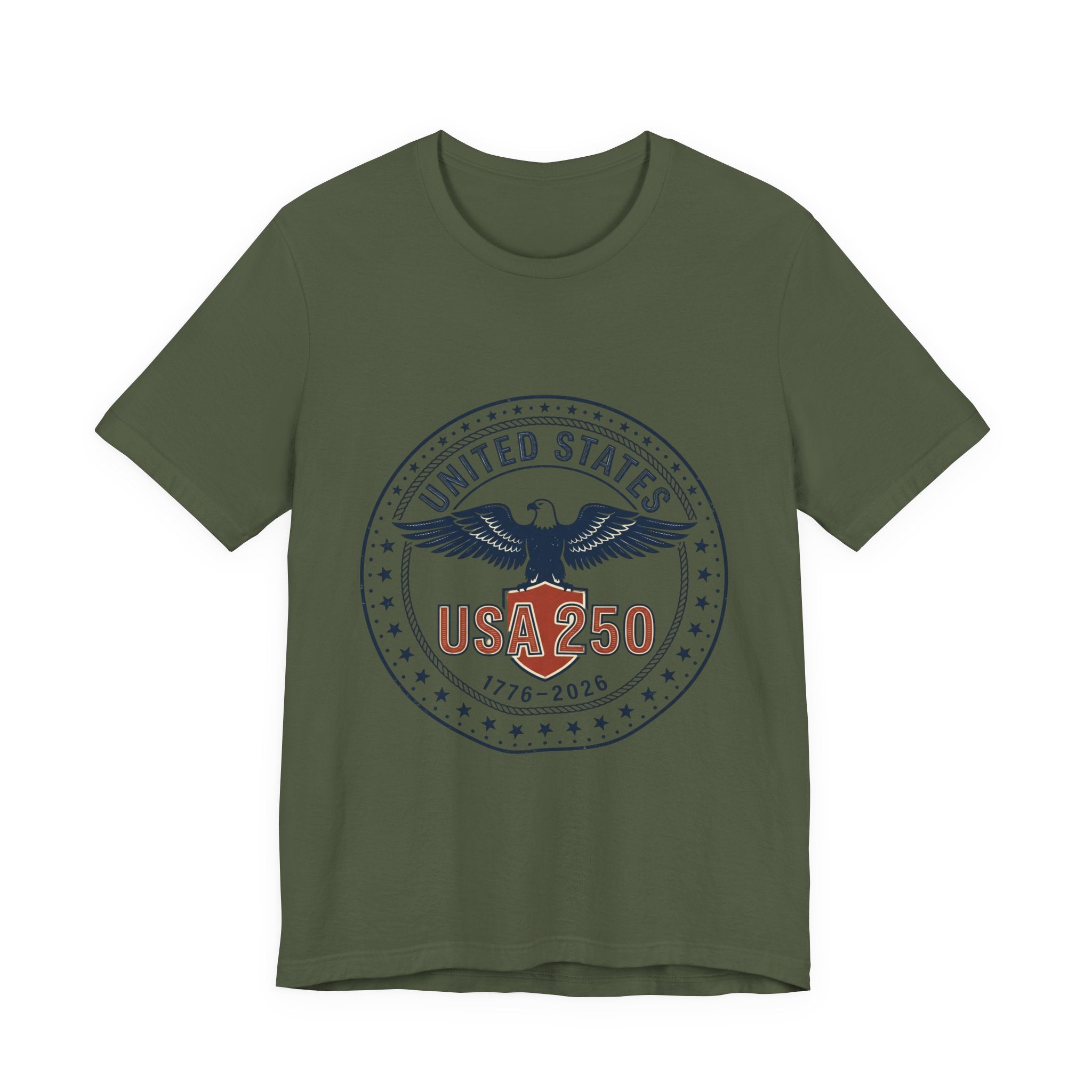 USA 250th Birthday Eagle Seal T-Shirt | 1776-2026 4th of July Patriotic Birthday