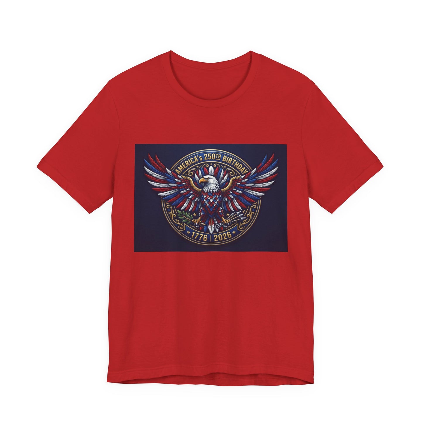 Patriotic Eagle 250th Anniversary T-Shirt — America 1776–2026 Commemorative Tee