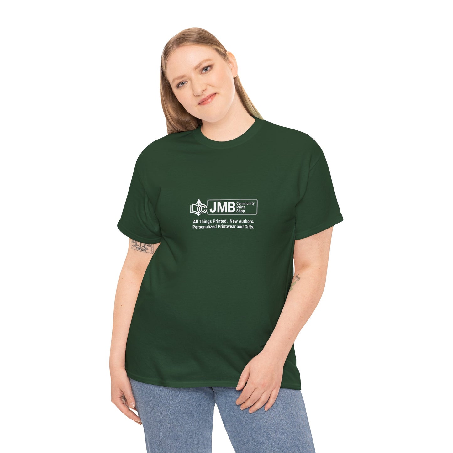 T-Shirt — Minimalist JMB Logo Tee (Small Chest Print)