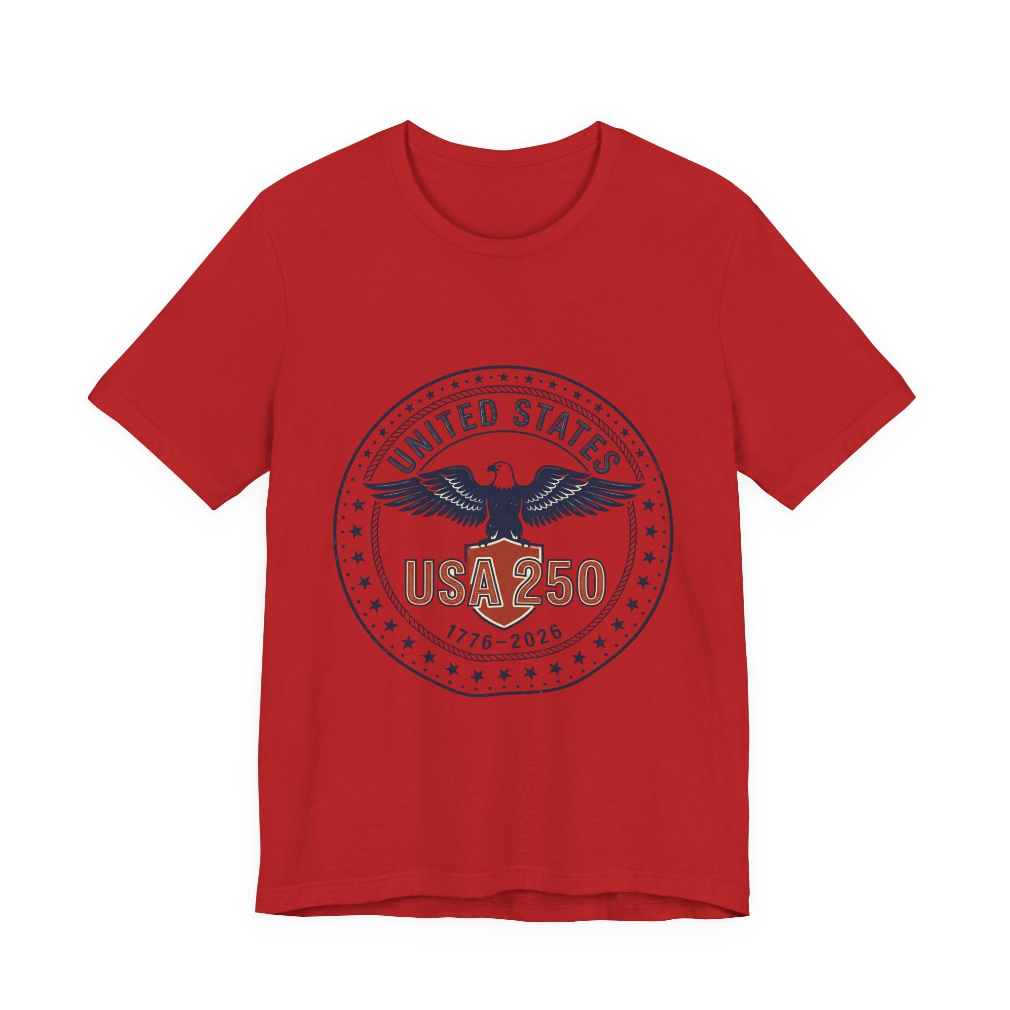 USA 250th Birthday Eagle Seal T-Shirt | 1776-2026 4th of July Patriotic Birthday