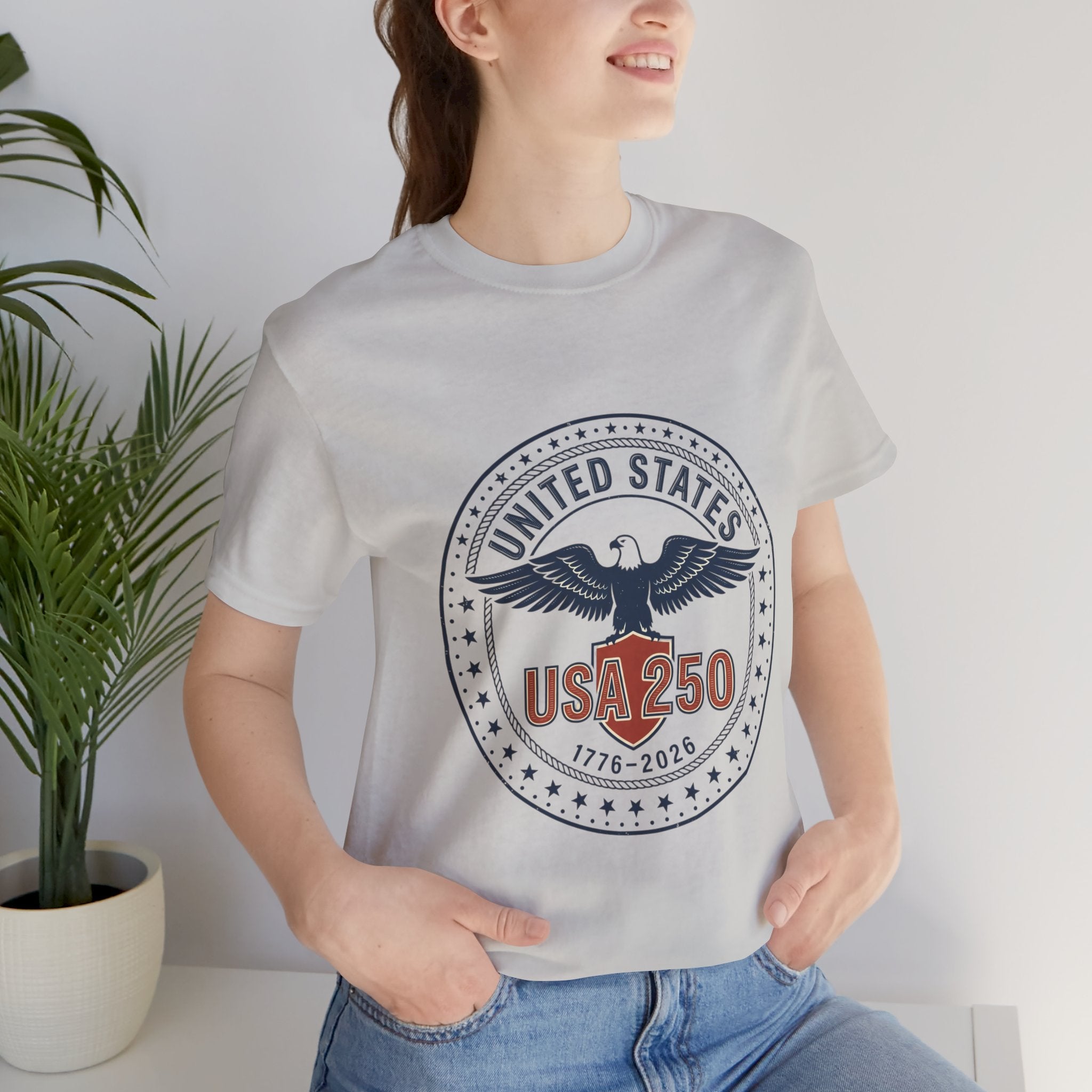 USA 250th Birthday Eagle Seal T-Shirt | 1776-2026 4th of July Patriotic Birthday