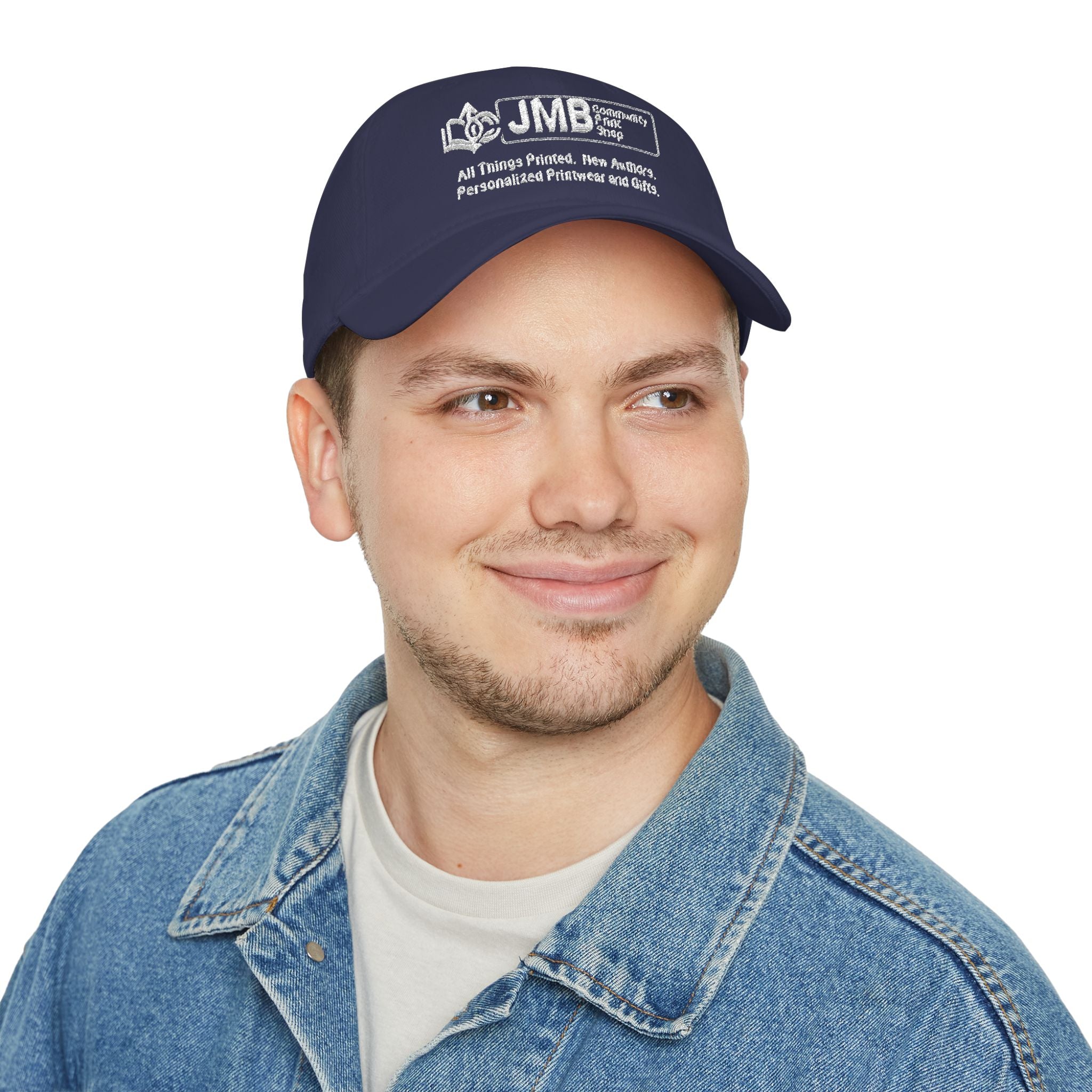 DYW - Low Profile Embroidered Baseball Cap — JMB Community Print Shop Logo Hat