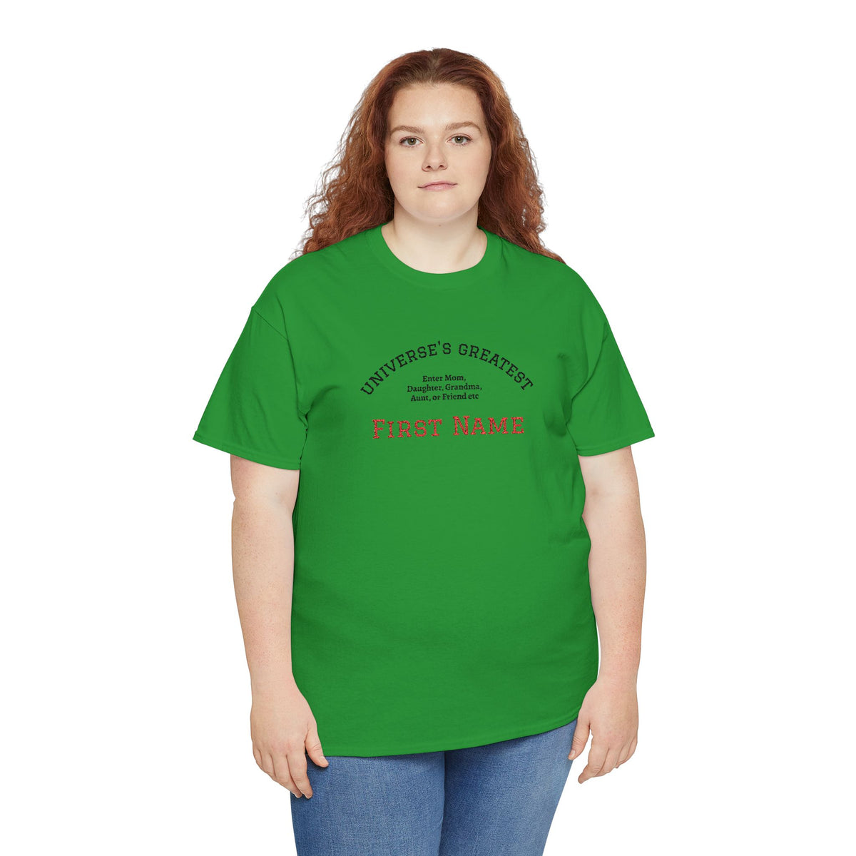 Embroidered "Universe's Greatest" Woman - Mom, Daughter, Grandma, Aunt or more - YOU DECIDE! - Personalized T-Shirt