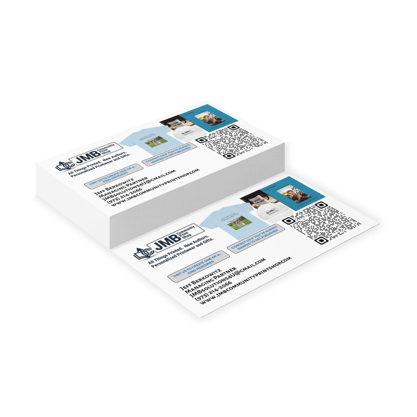 Custom QR Business Cards — Branded Print Cards for Businesses