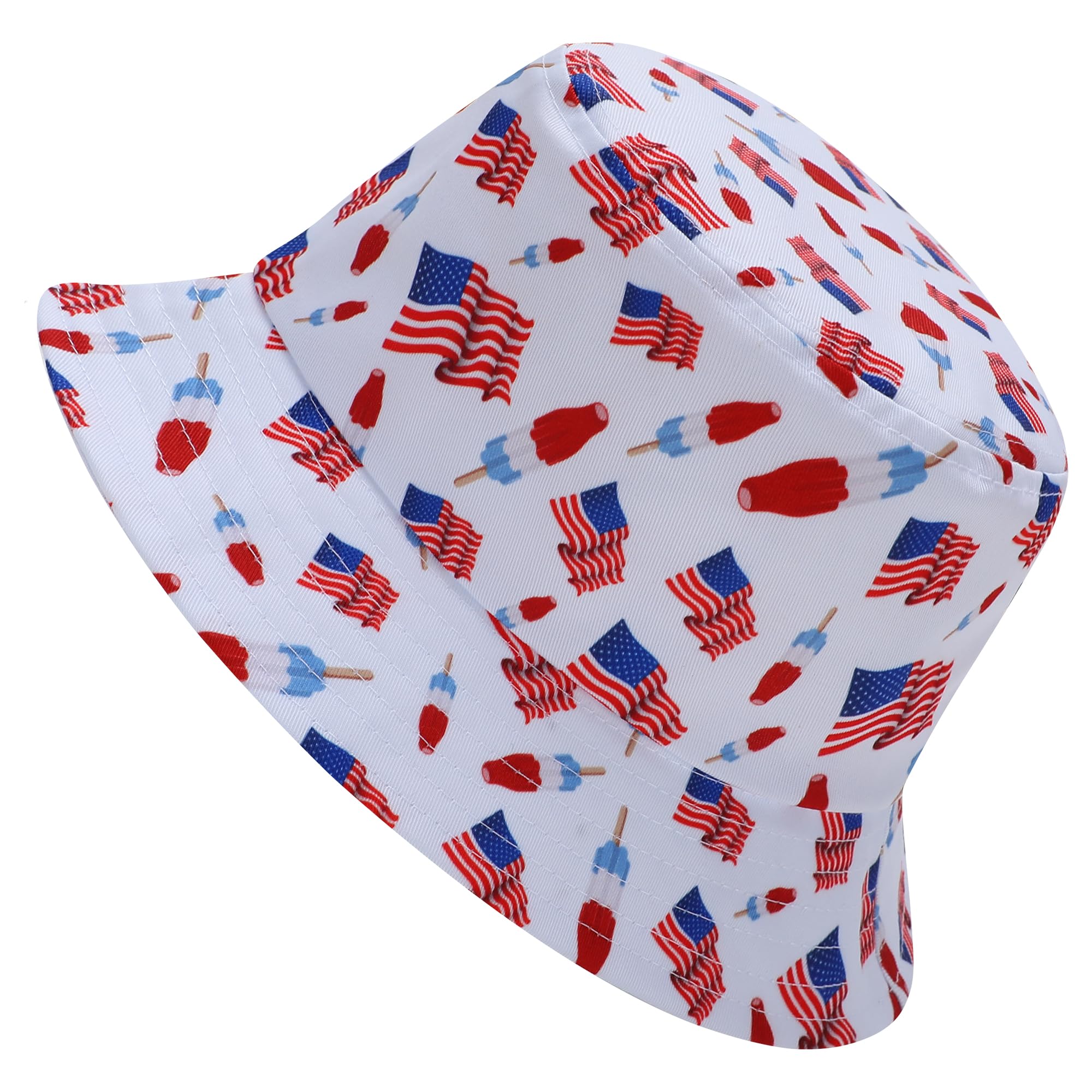 Patriotic Bucket Hat for Men & Women - Ready for July 4th and America's 250th Birthday