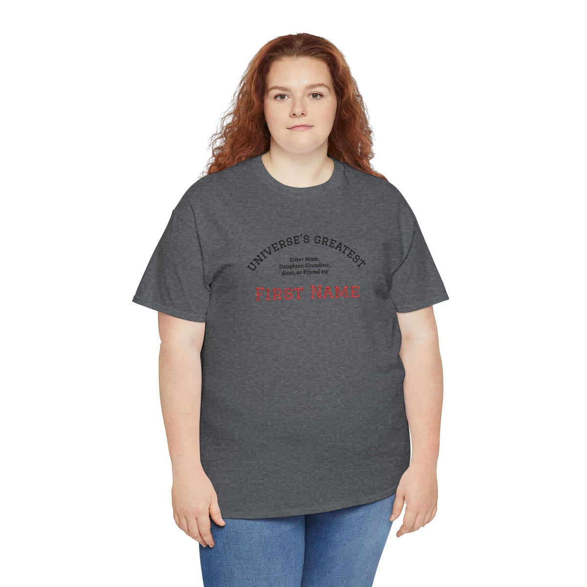 Embroidered "Universe's Greatest" Woman - Mom, Daughter, Grandma, Aunt or more - YOU DECIDE! - Personalized T-Shirt