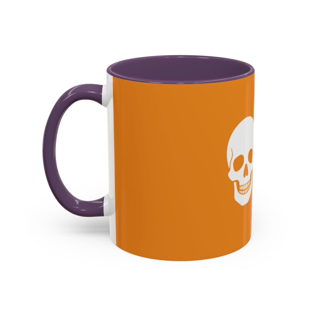 Pumpkin Spice Skull Coffee Mug — “My Blood Type Is Pumpkin Spice” Accent Mug