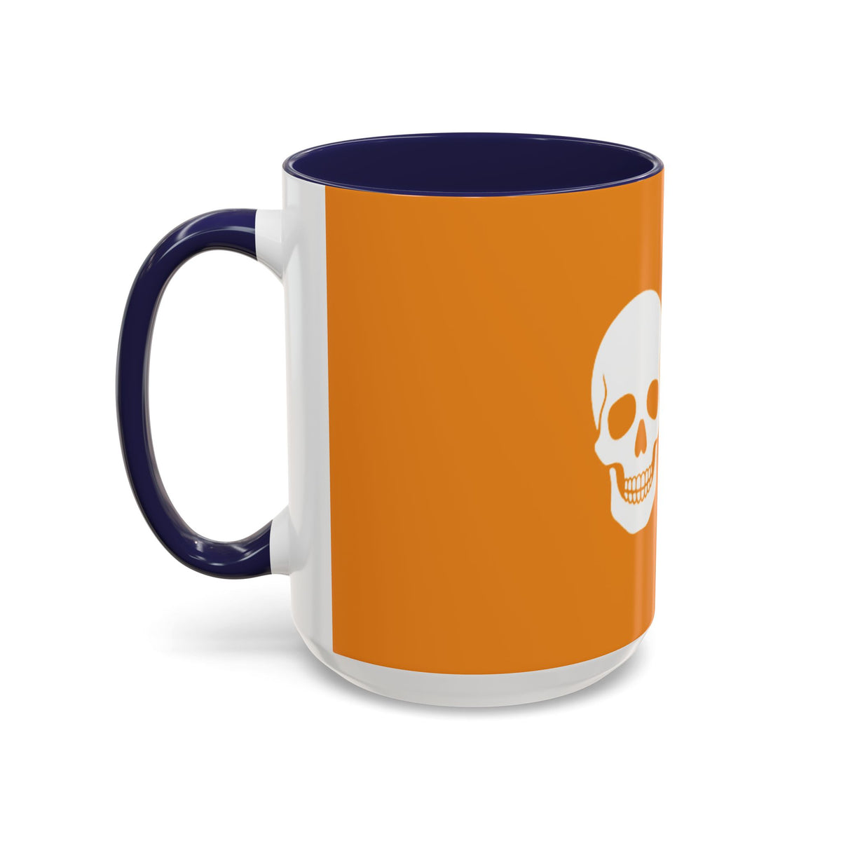 Pumpkin Spice Skull Coffee Mug — “My Blood Type Is Pumpkin Spice” Accent Mug