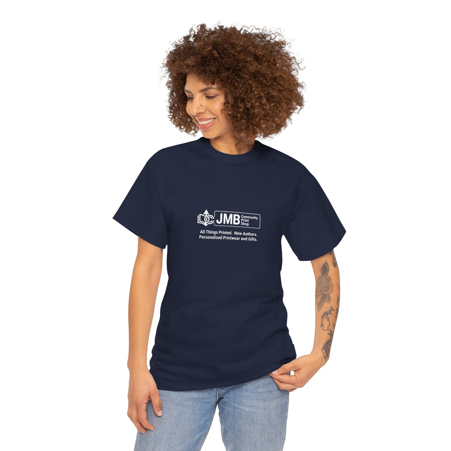 T-Shirt — Minimalist JMB Logo Tee (Small Chest Print)