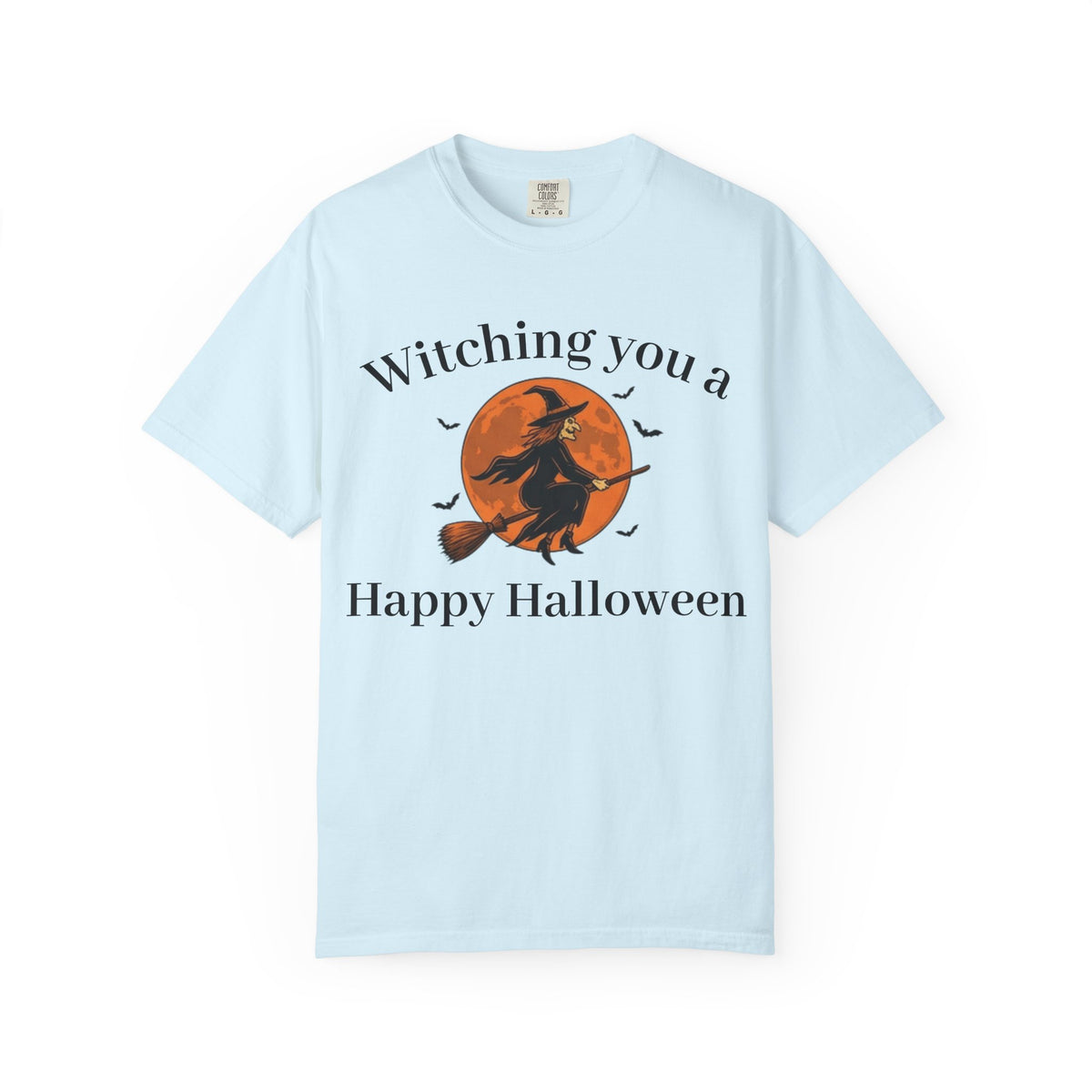 Halloween Witch T-Shirt — "Witching You a Happy Halloween" Graphic Tee