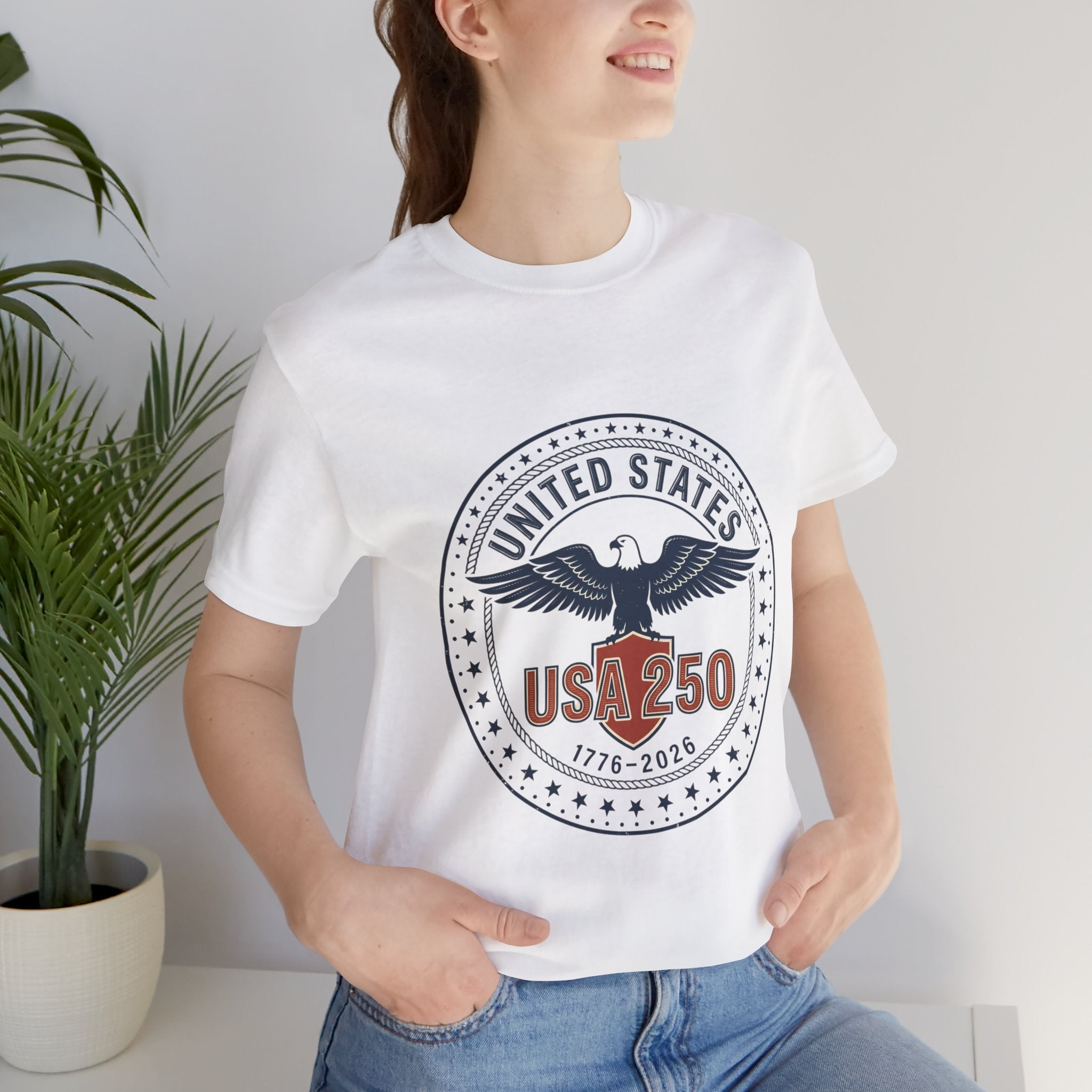 USA 250th Birthday Eagle Seal T-Shirt | 1776-2026 4th of July Patriotic Birthday