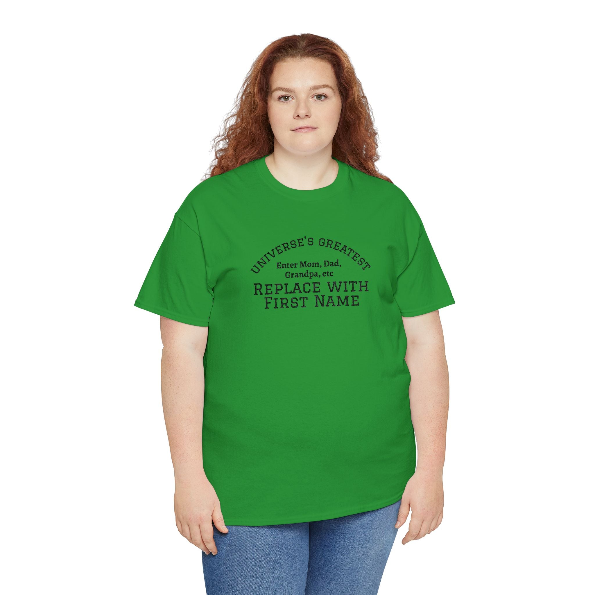 Universe's Greatest Mom, Dad, or More Personalized and Embroidered T-Shirt