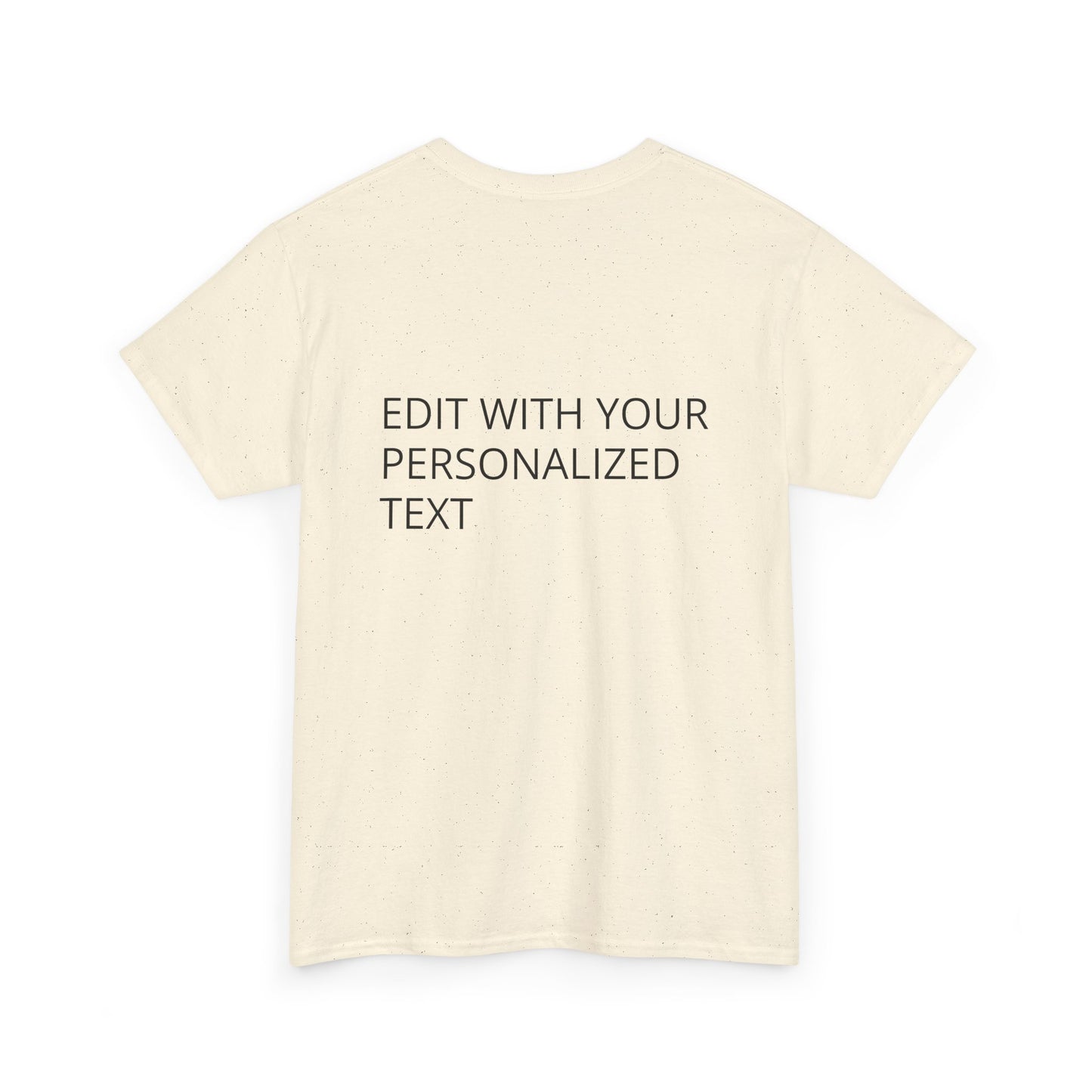 Fully Customizable Multi-Photo T-Shirt – Personalized Text & Image 2-Zone Tee