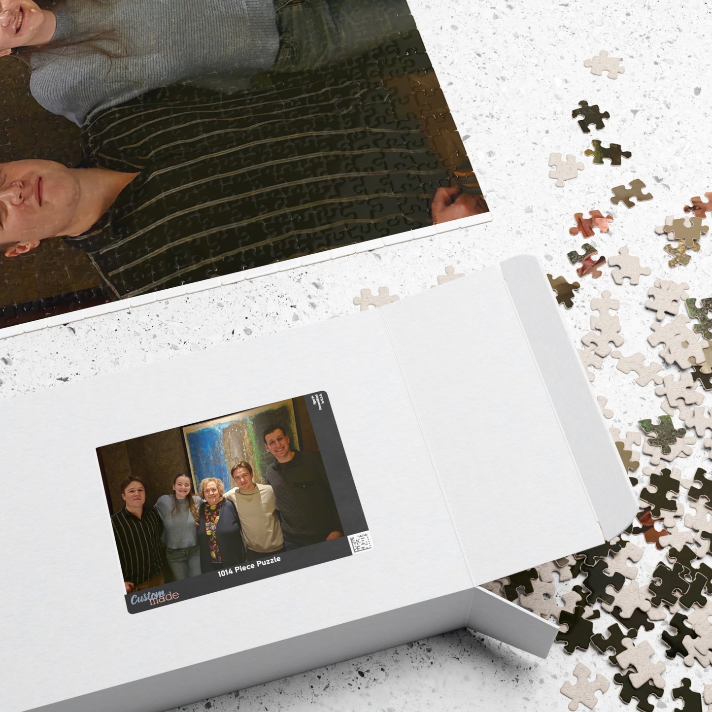 Custom Photo Family Puzzle — Personalized Jigsaw (110–1014 Pieces)
