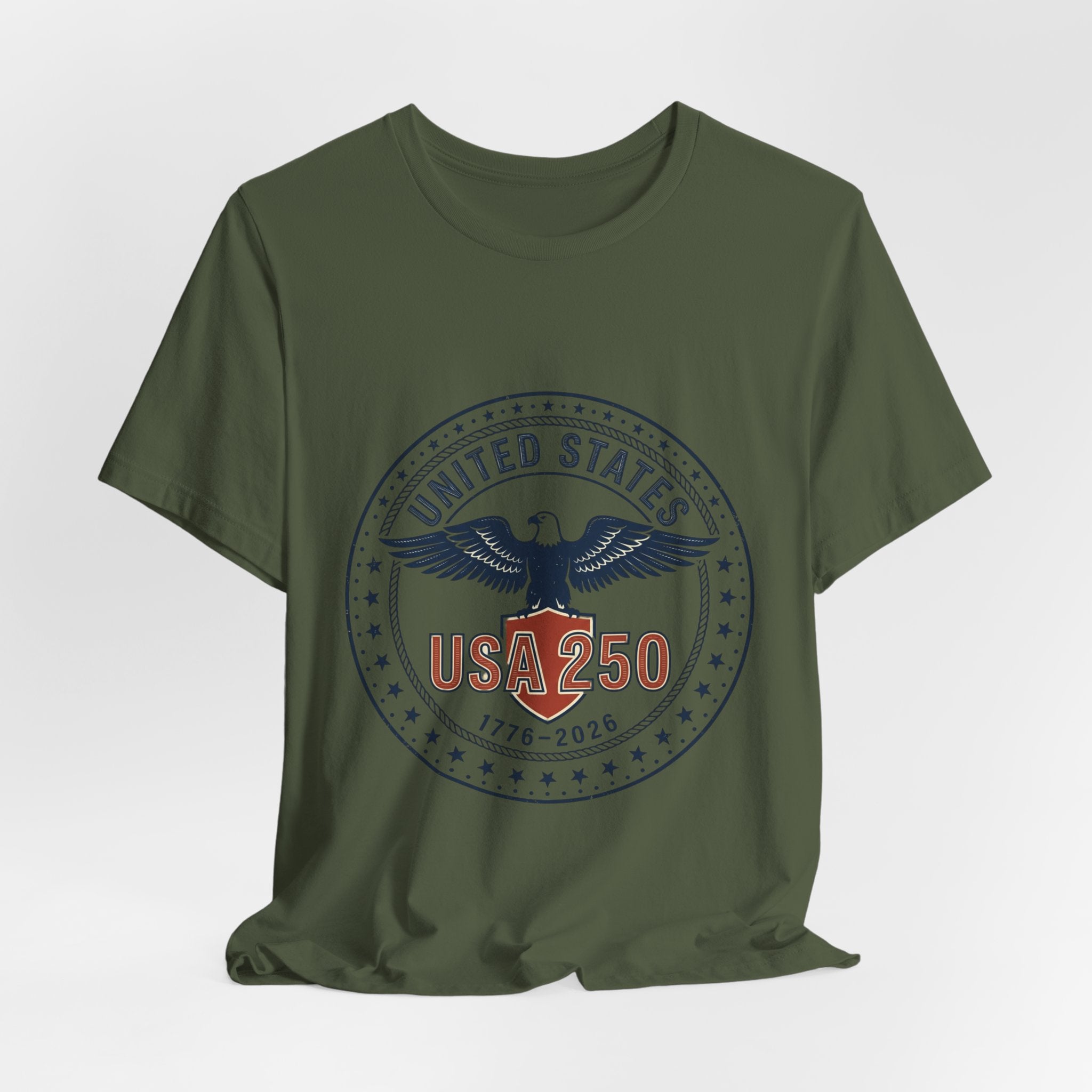 USA 250th Birthday Eagle Seal T-Shirt | 1776-2026 4th of July Patriotic Birthday
