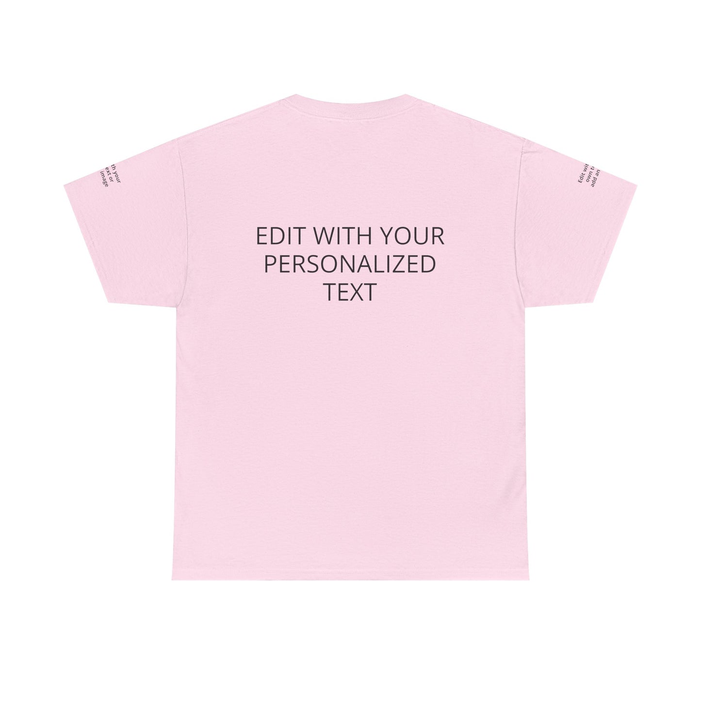Fully Customizable Multi-Photo T-Shirt – Personalized Text & Image 5-Zone Tee