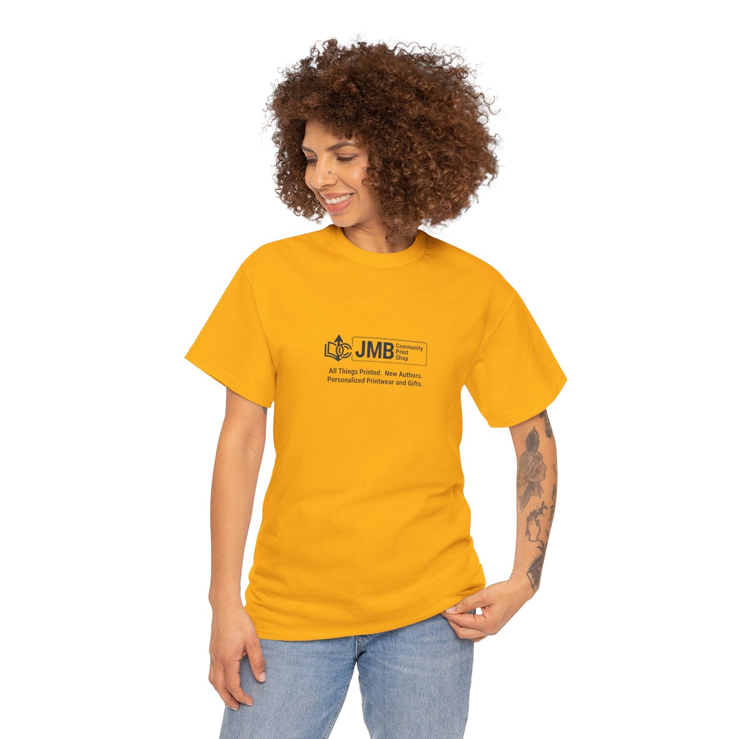 T-Shirt — Minimalist JMB Logo Tee (Small Chest Print)