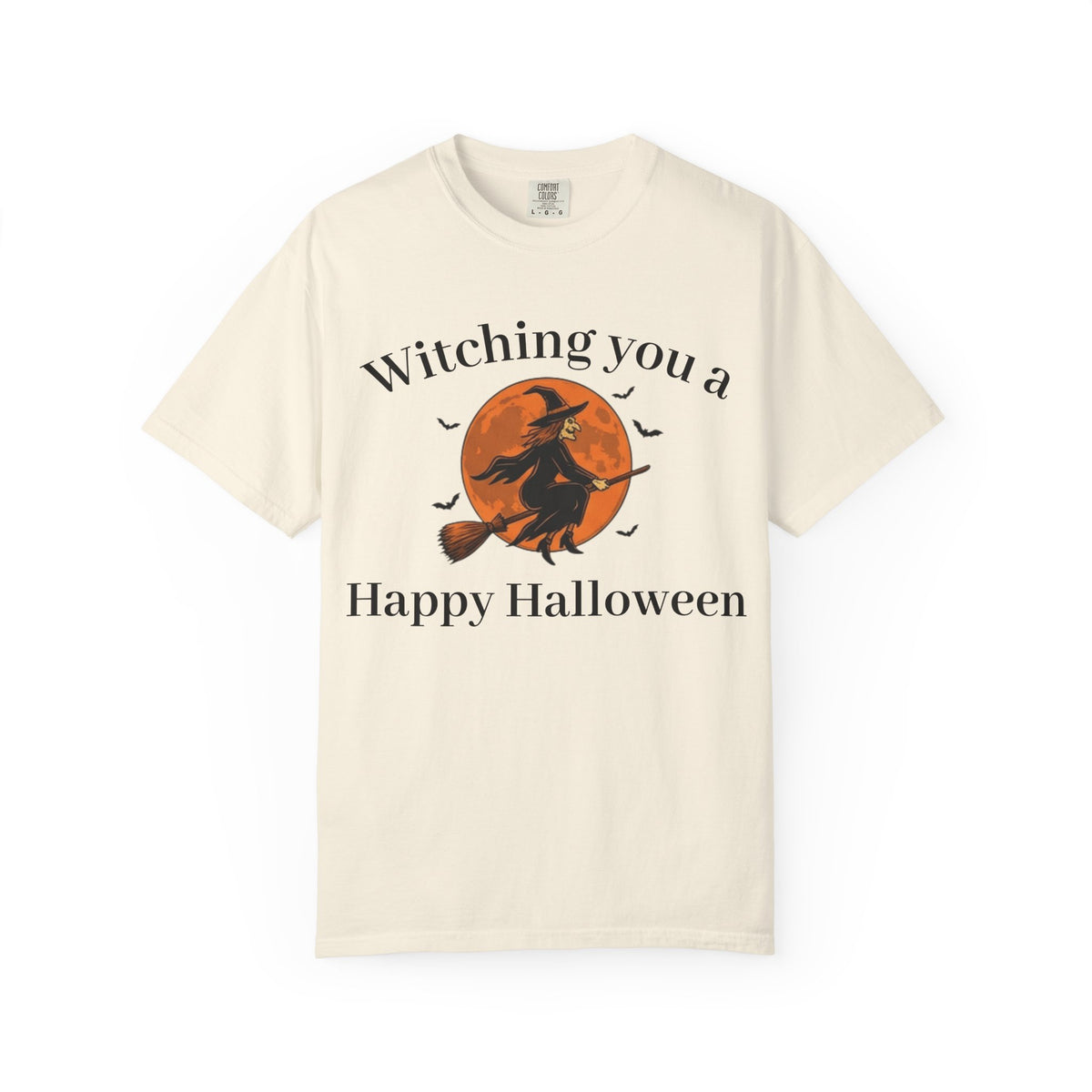 Halloween Witch T-Shirt — "Witching You a Happy Halloween" Graphic Tee
