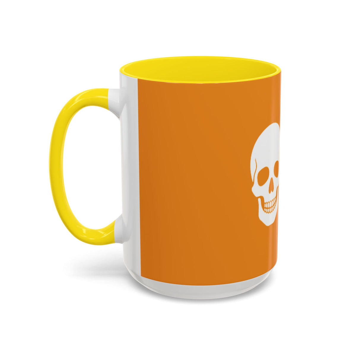 Pumpkin Spice Skull Coffee Mug — “My Blood Type Is Pumpkin Spice” Accent Mug