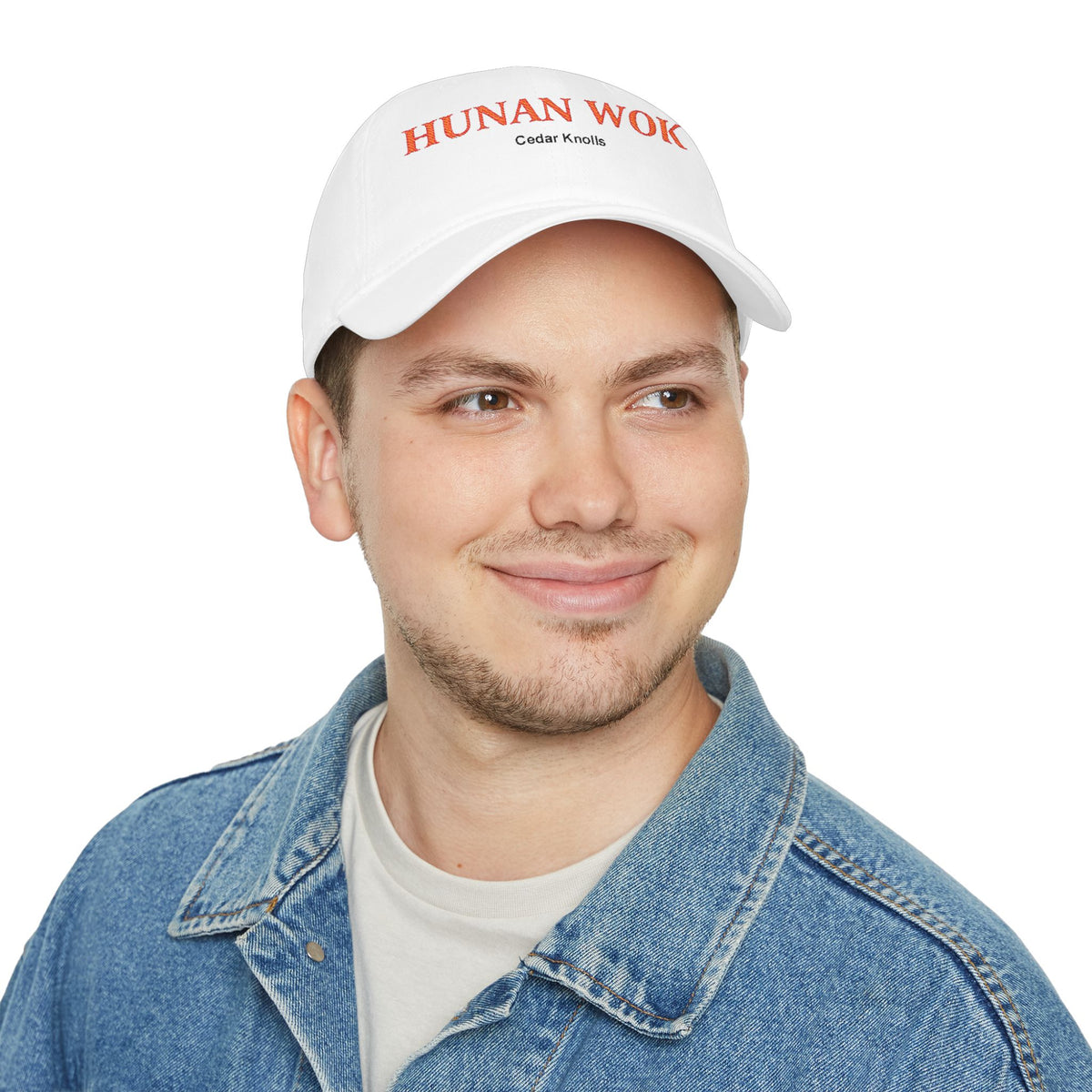 Embroidered Hunan Wok Logo Hat — Low Profile Baseball Cap