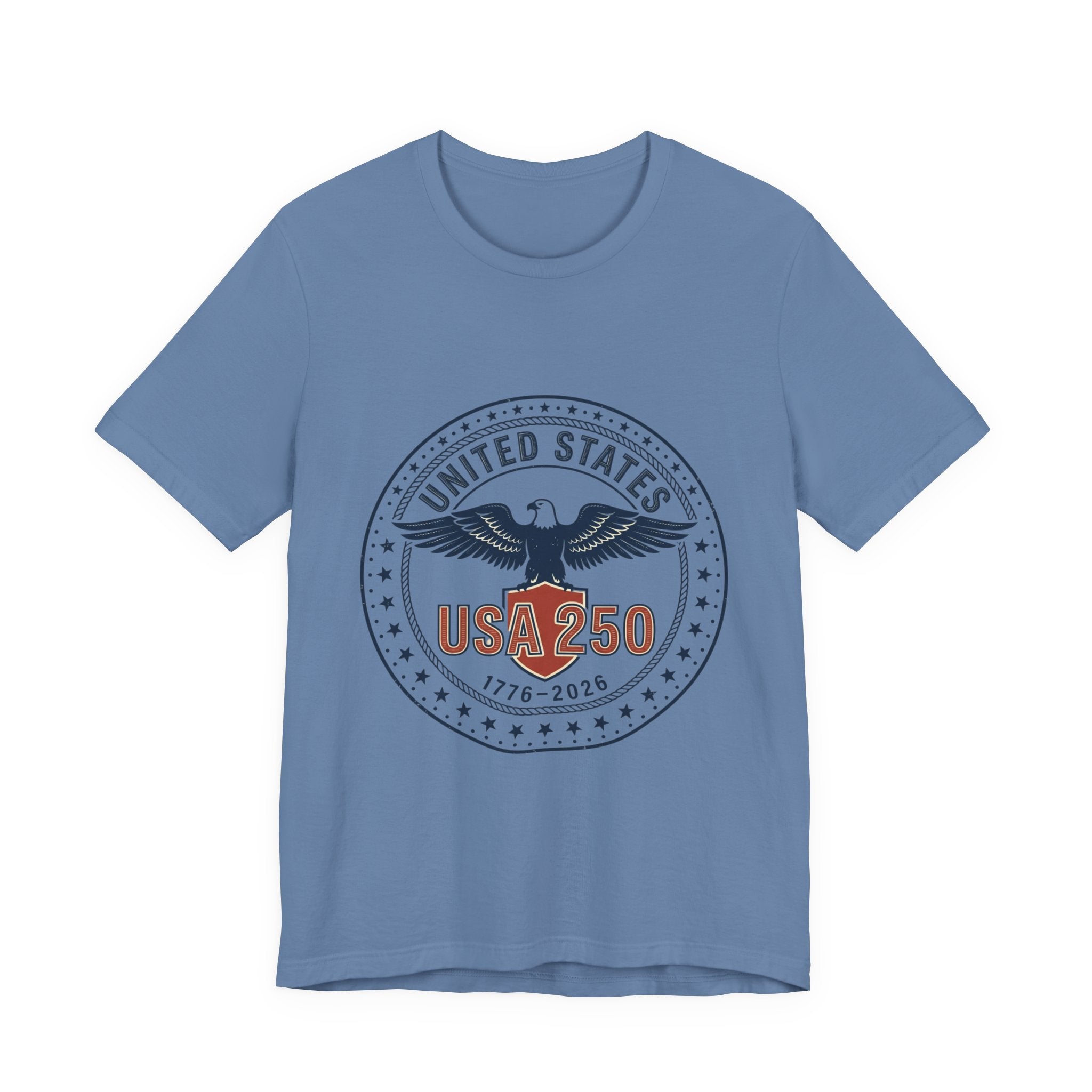 USA 250th Birthday Eagle Seal T-Shirt | 1776-2026 4th of July Patriotic Birthday