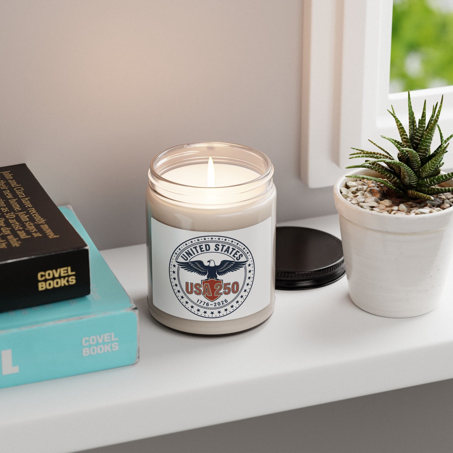 USA 250 Anniversary Patriotic Scented Soy Candle | 4th of July, 1776-2026