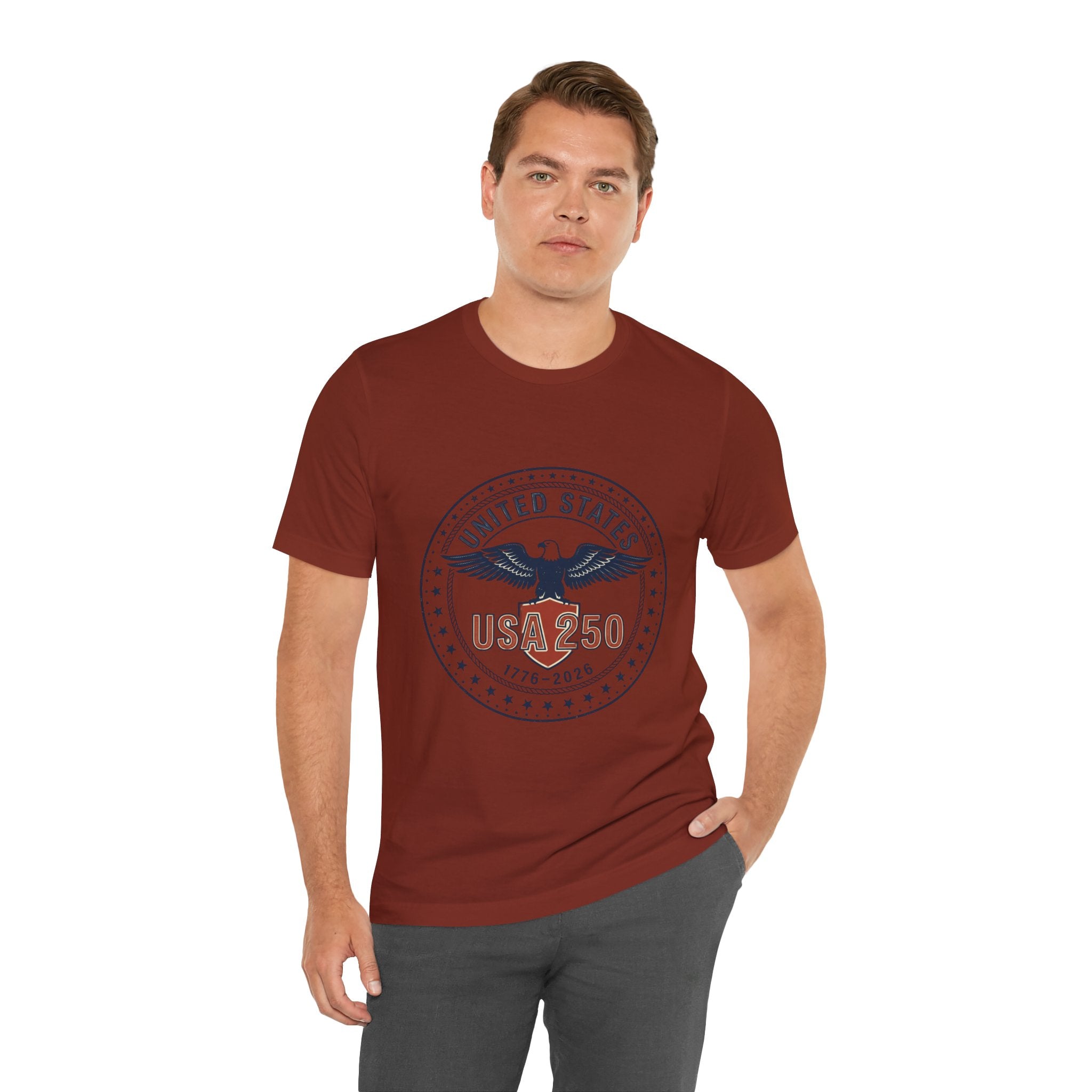 USA 250th Birthday Eagle Seal T-Shirt | 1776-2026 4th of July Patriotic Birthday
