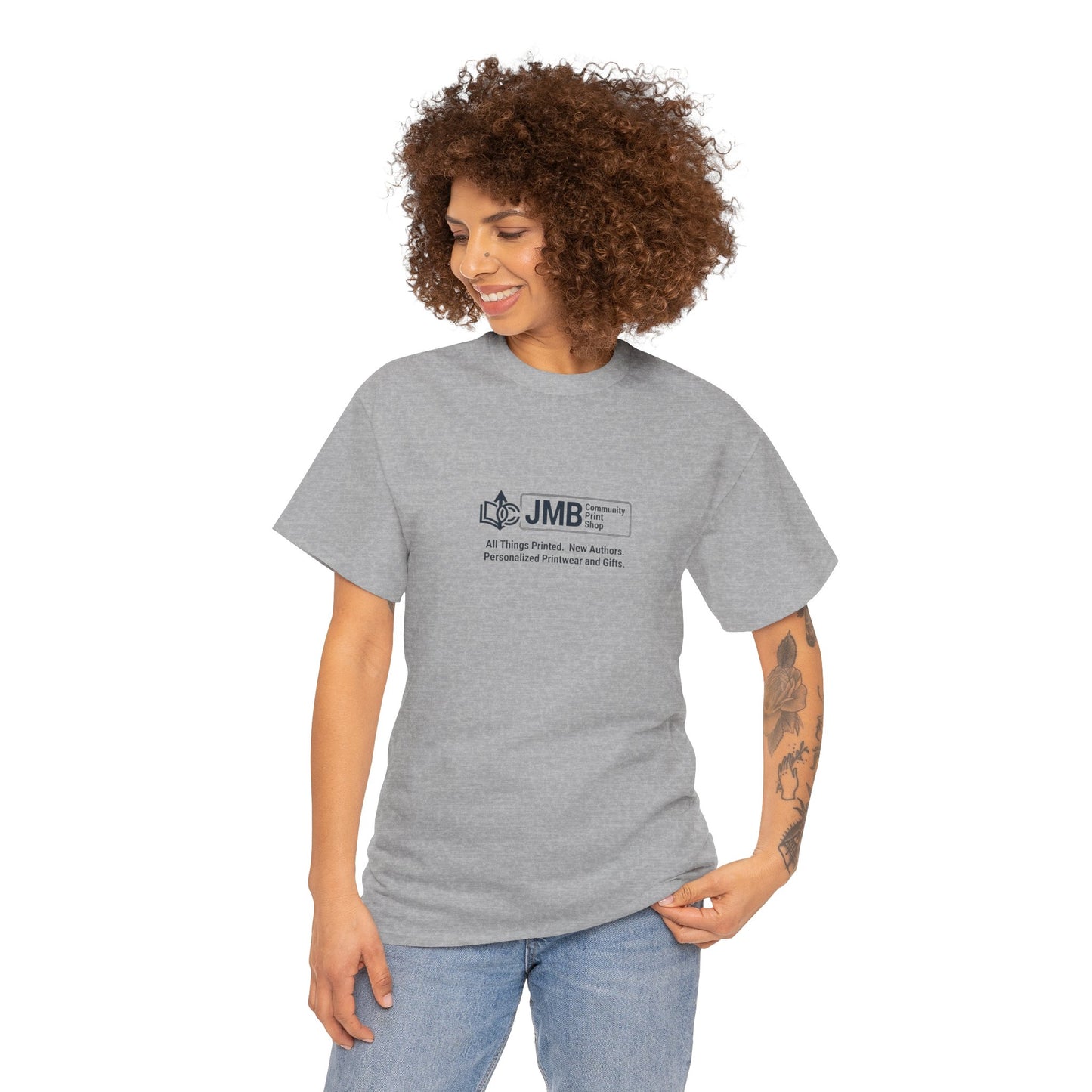 T-Shirt — Minimalist JMB Logo Tee (Small Chest Print)