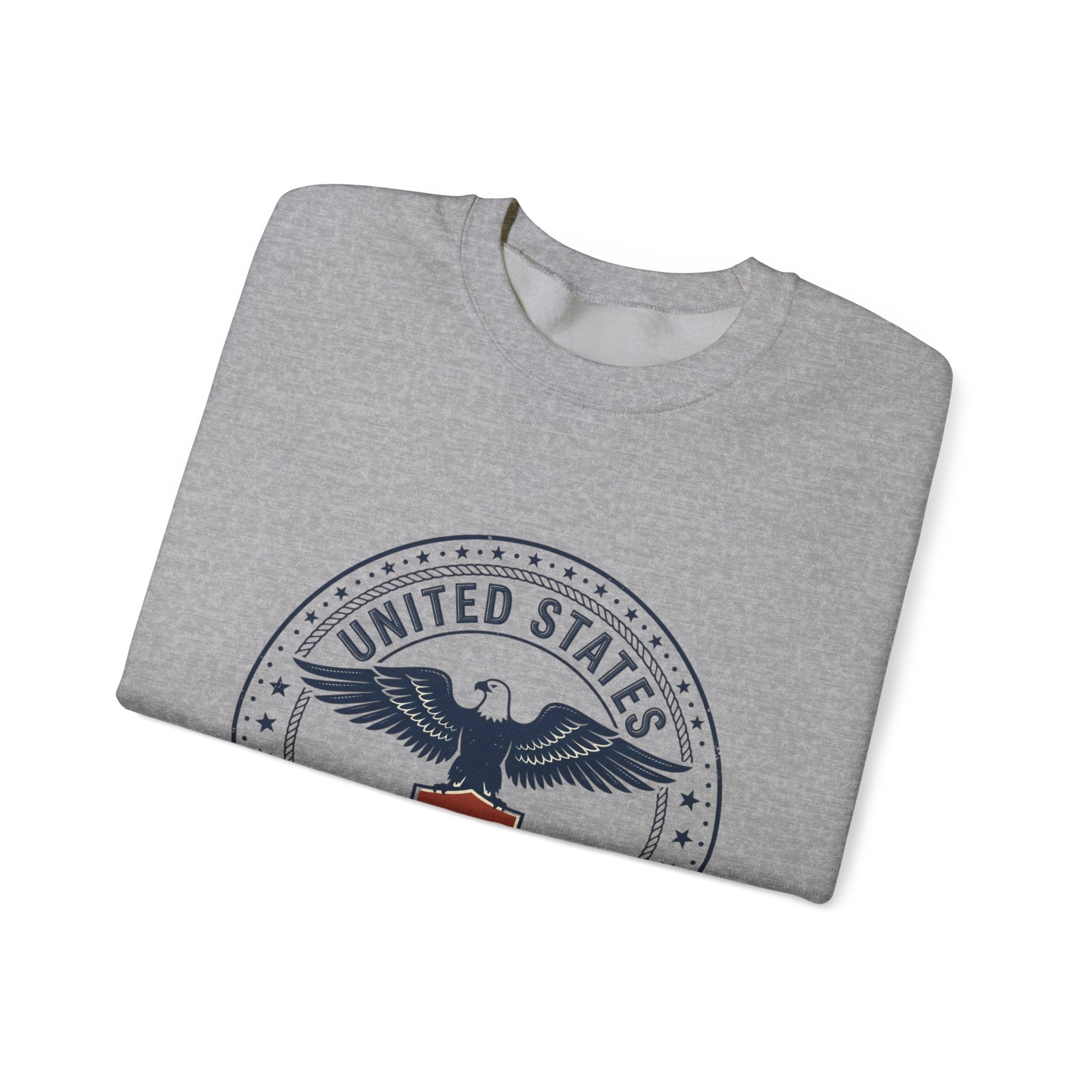 USA 250th Birthday Eagle Crest Crewneck Sweatshirt – United States 1776–2026 Design