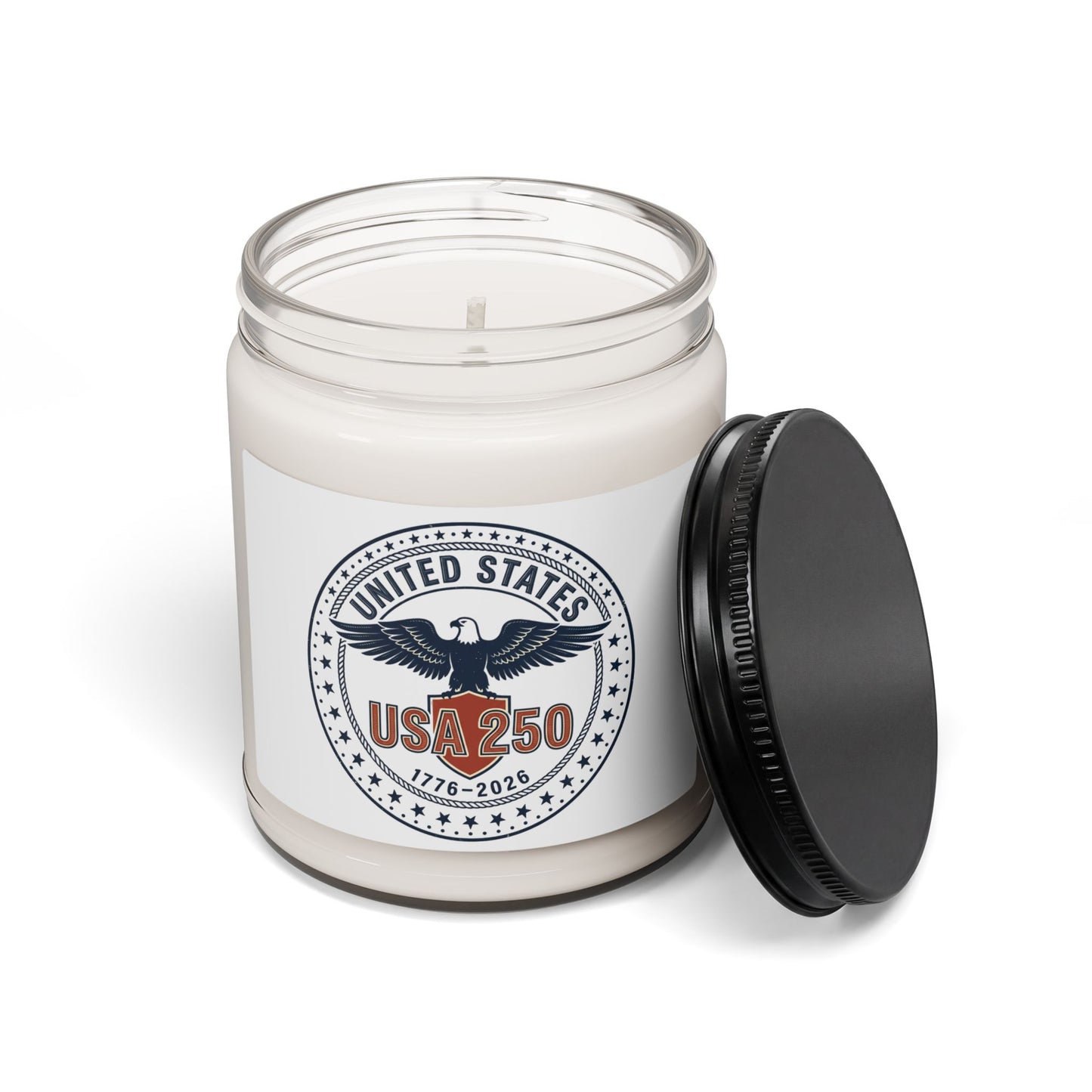 USA 250 Anniversary Patriotic Scented Soy Candle | 4th of July, 1776-2026
