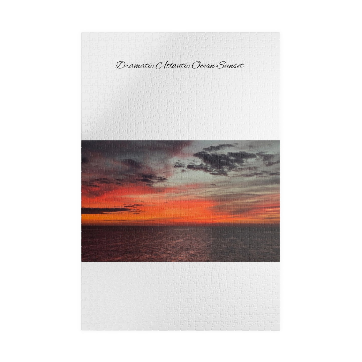 Atlantic Ocean Sunset Jigsaw Puzzle — Dramatic Seascape 110/252/520/1014-Piece