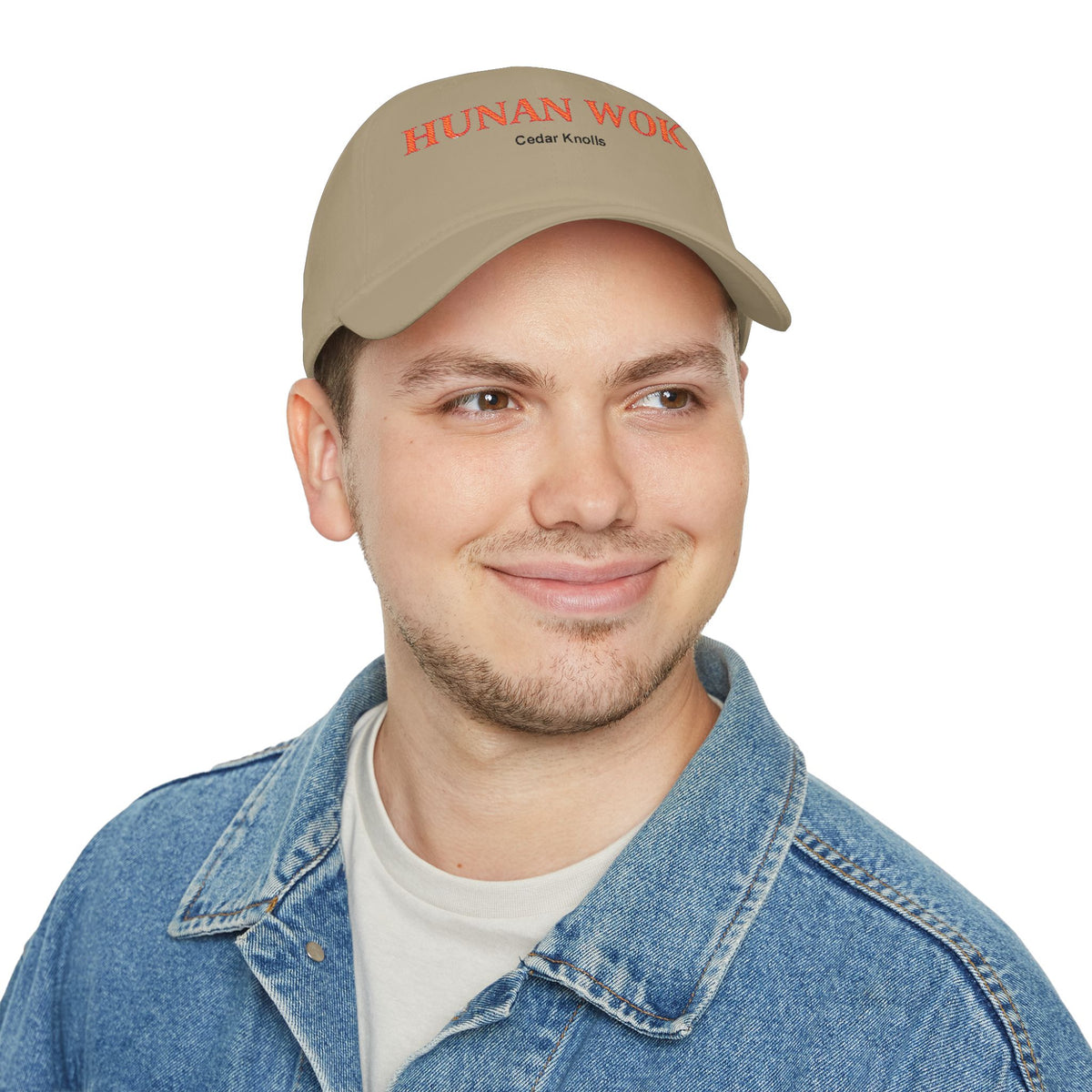 Embroidered Hunan Wok Logo Hat — Low Profile Baseball Cap