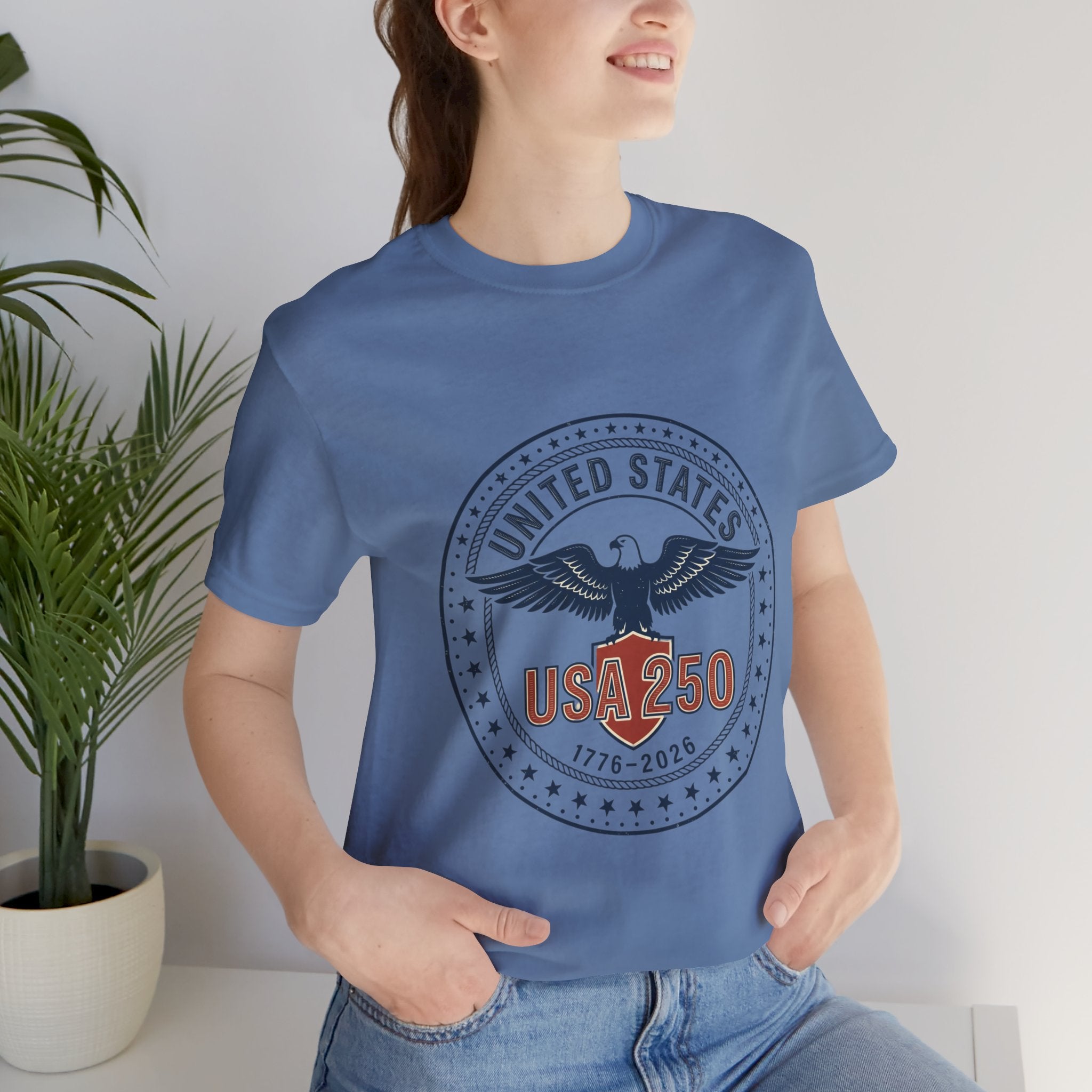 USA 250th Birthday Eagle Seal T-Shirt | 1776-2026 4th of July Patriotic Birthday