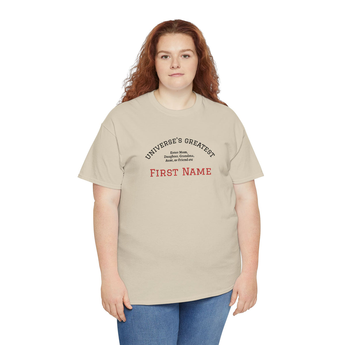 Embroidered "Universe's Greatest" Woman - Mom, Daughter, Grandma, Aunt or more - YOU DECIDE! - Personalized T-Shirt