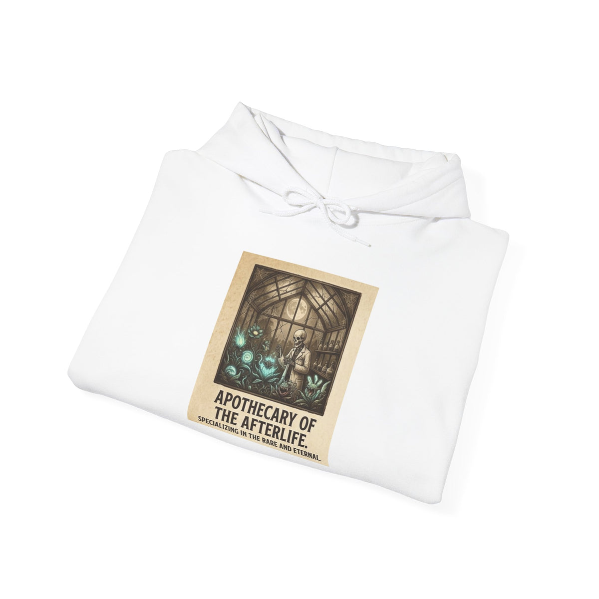 Apothecary of the Afterlife Hoodie – Gothic Vintage Potion Shop Sweatshirt