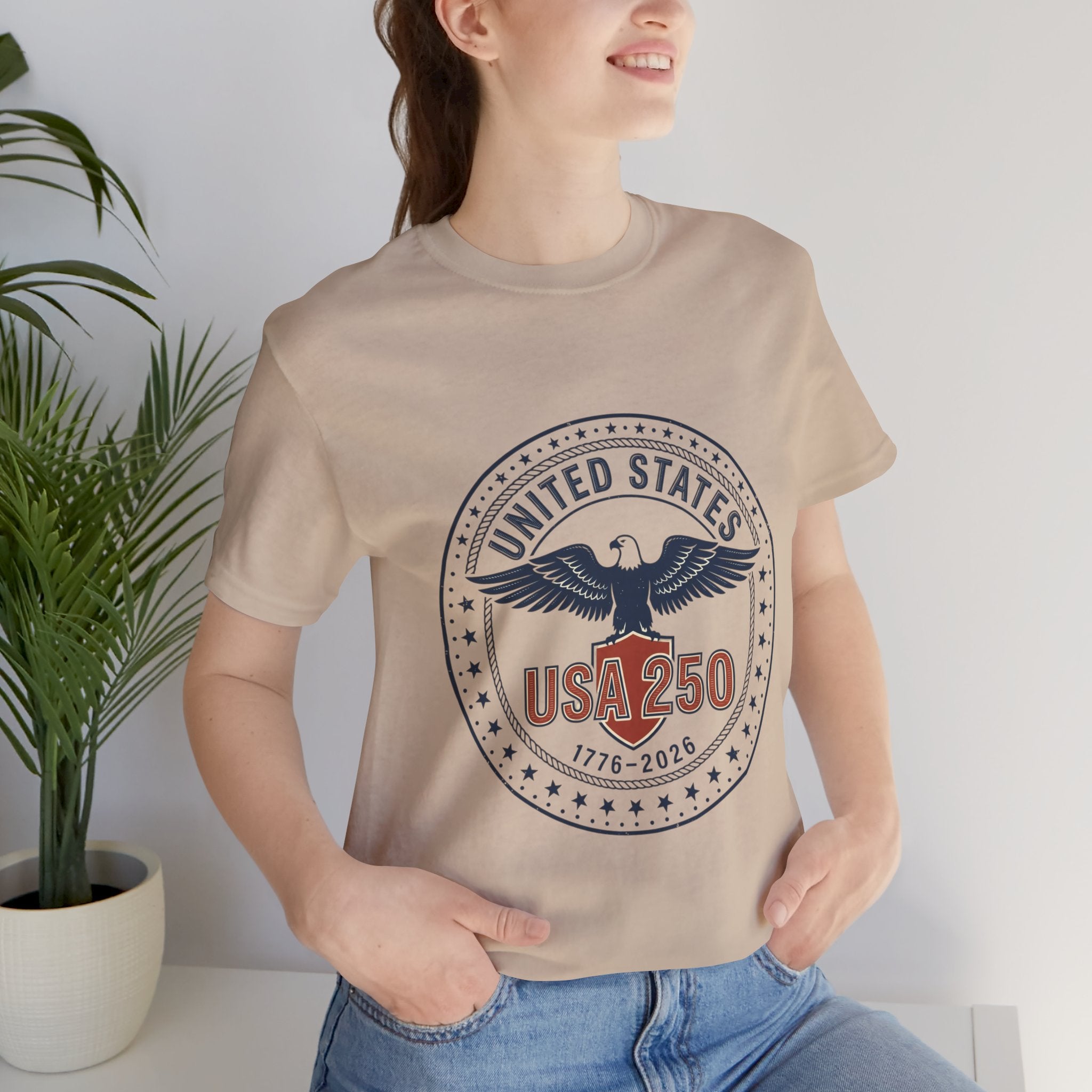 USA 250th Birthday Eagle Seal T-Shirt | 1776-2026 4th of July Patriotic Birthday