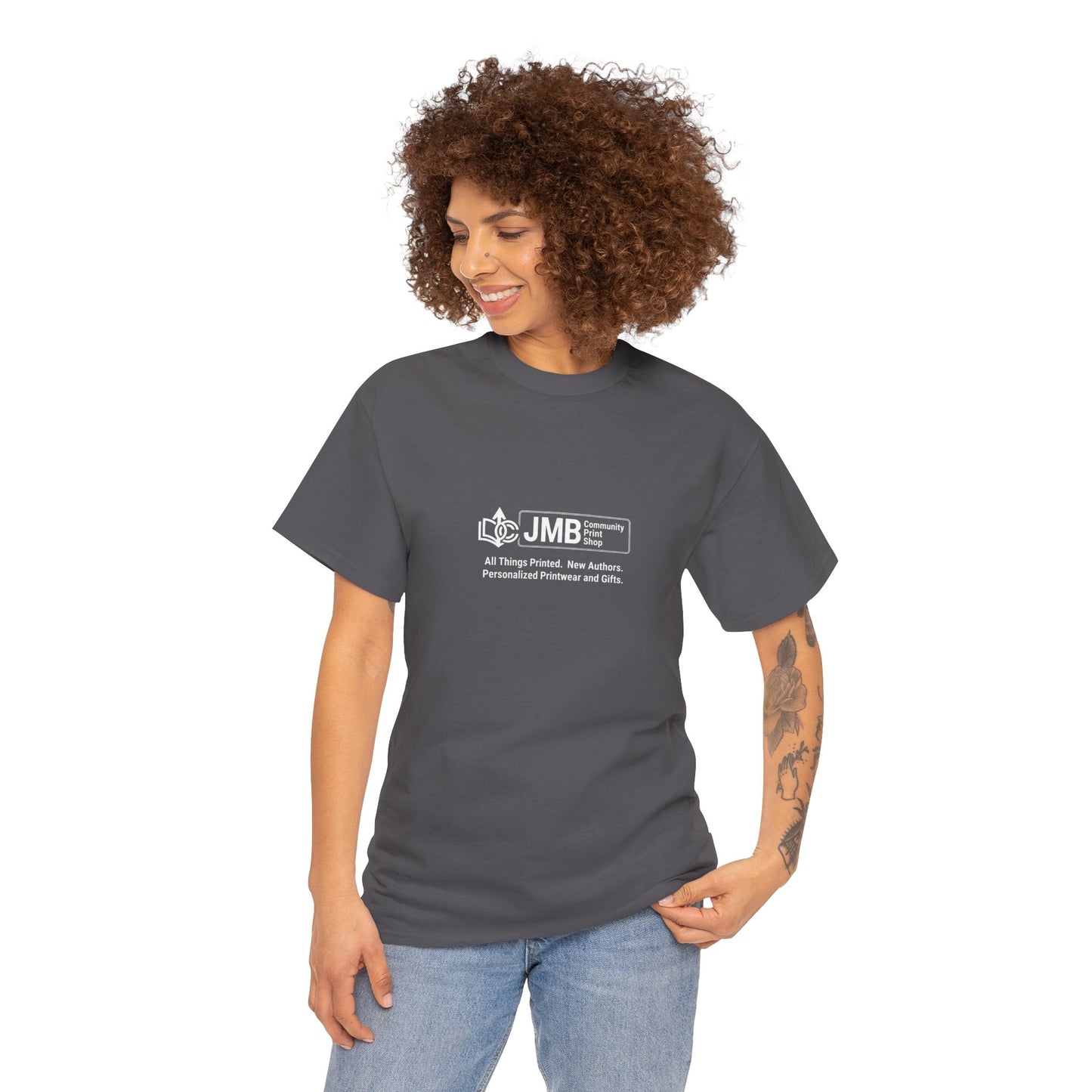T-Shirt — Minimalist JMB Logo Tee (Small Chest Print)