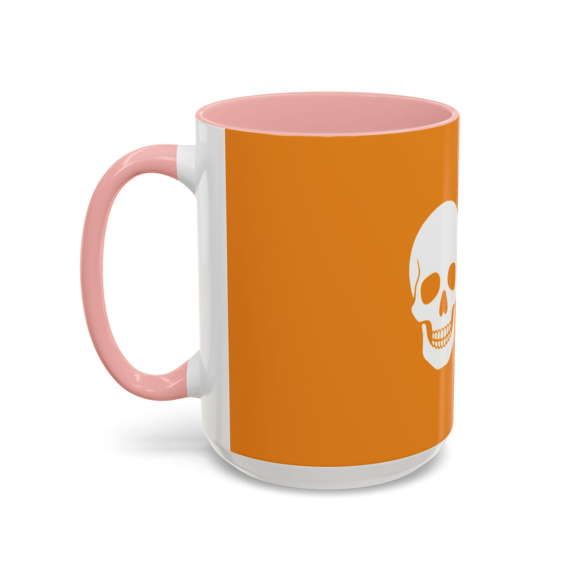 Pumpkin Spice Skull Coffee Mug — “My Blood Type Is Pumpkin Spice” Accent Mug