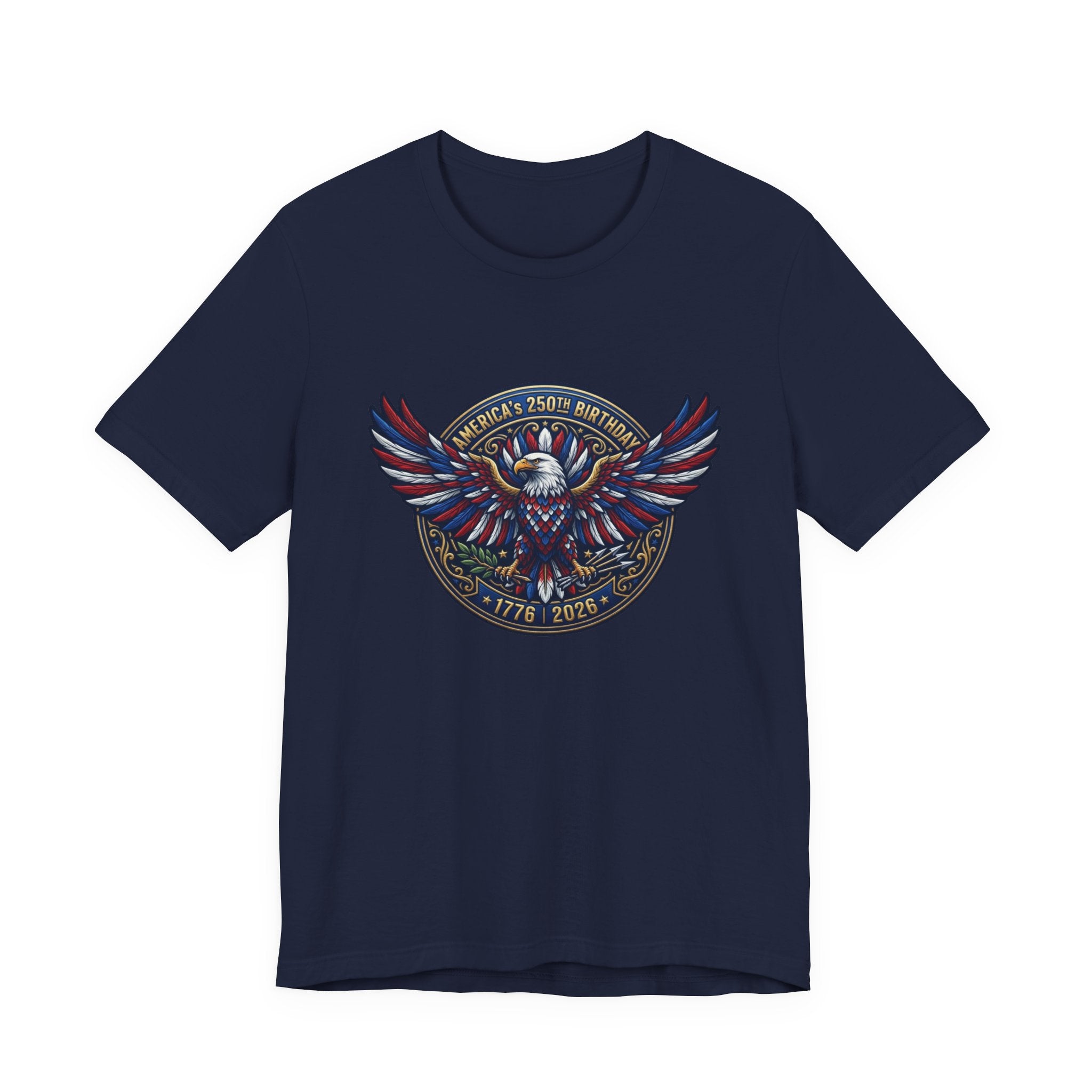 Patriotic Eagle America's 250th Birthday T-Shirt — 1776–2026 Commemorative Tee