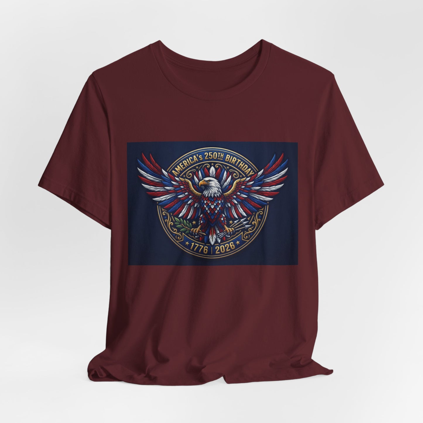 Patriotic Eagle 250th Anniversary T-Shirt — America 1776–2026 Commemorative Tee