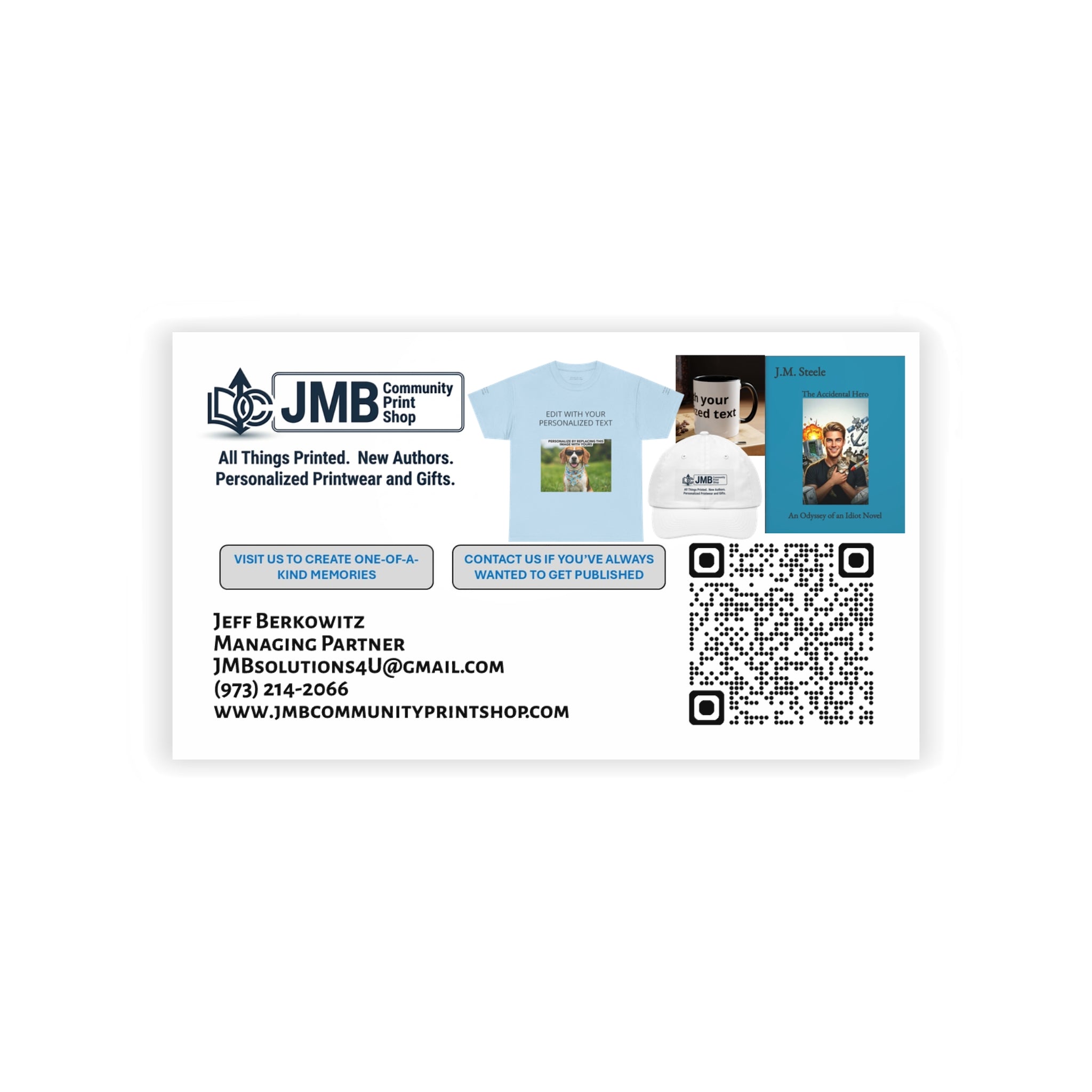 Custom QR Business Cards — Branded Print Cards for Businesses