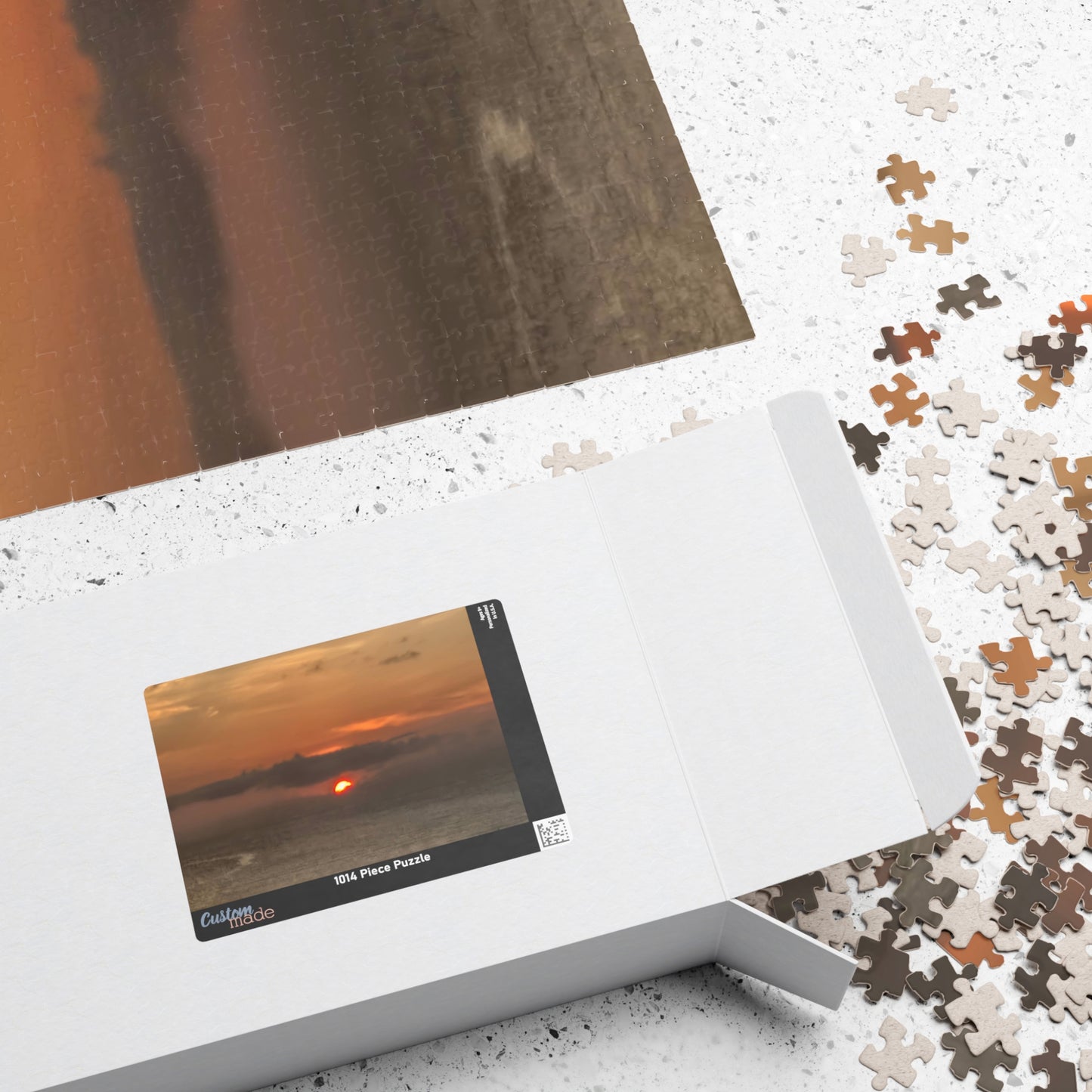Aruba Sunset Over Ocean Puzzle — Scenic Beach Sunset Jigsaw (110–1014 pcs)