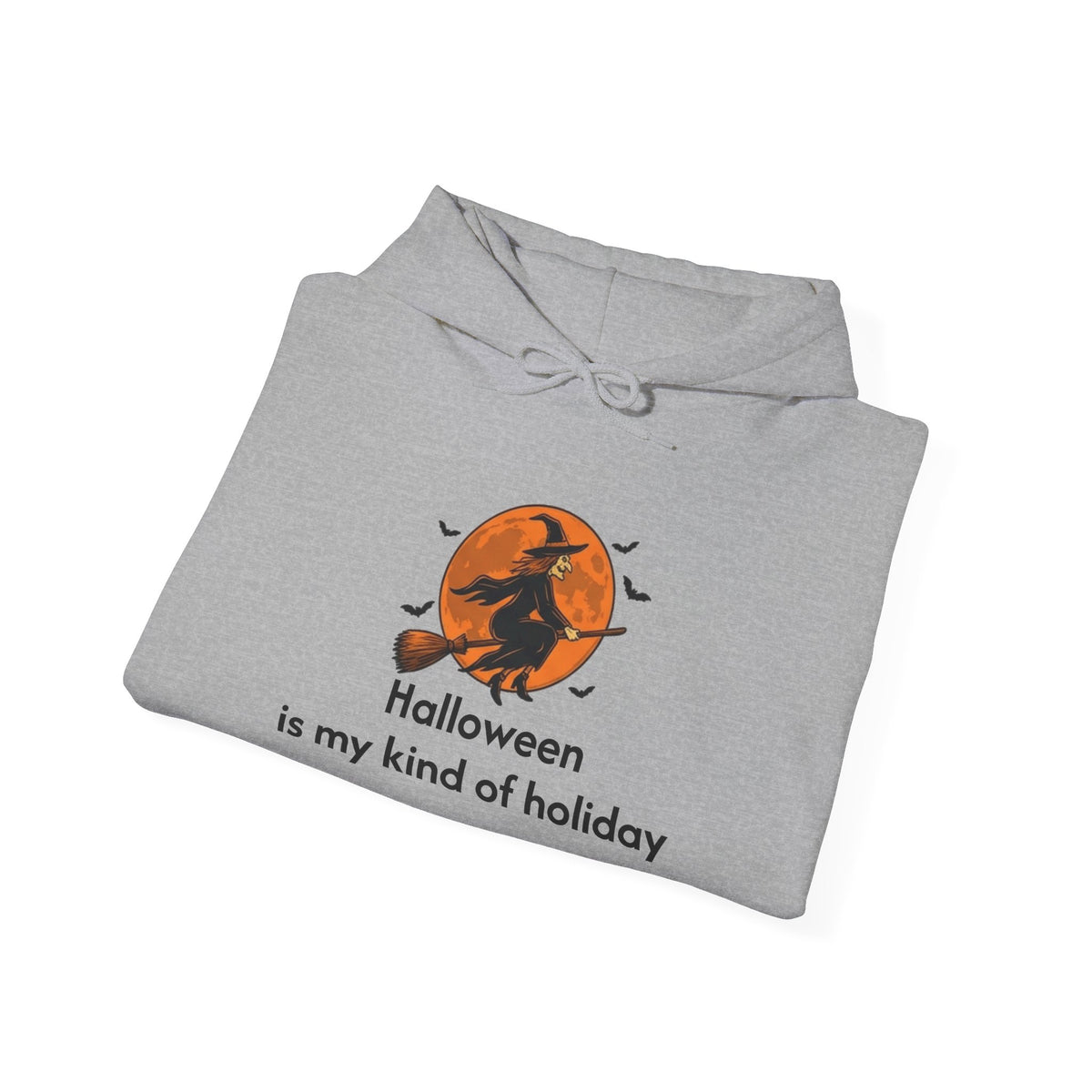 Halloween Hoodie — "Halloween is my kind of holiday" Witch Moon Sweatshirt