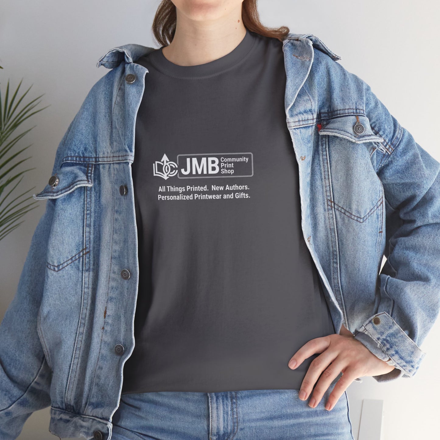 T-Shirt — Minimalist JMB Logo Tee (Small Chest Print)