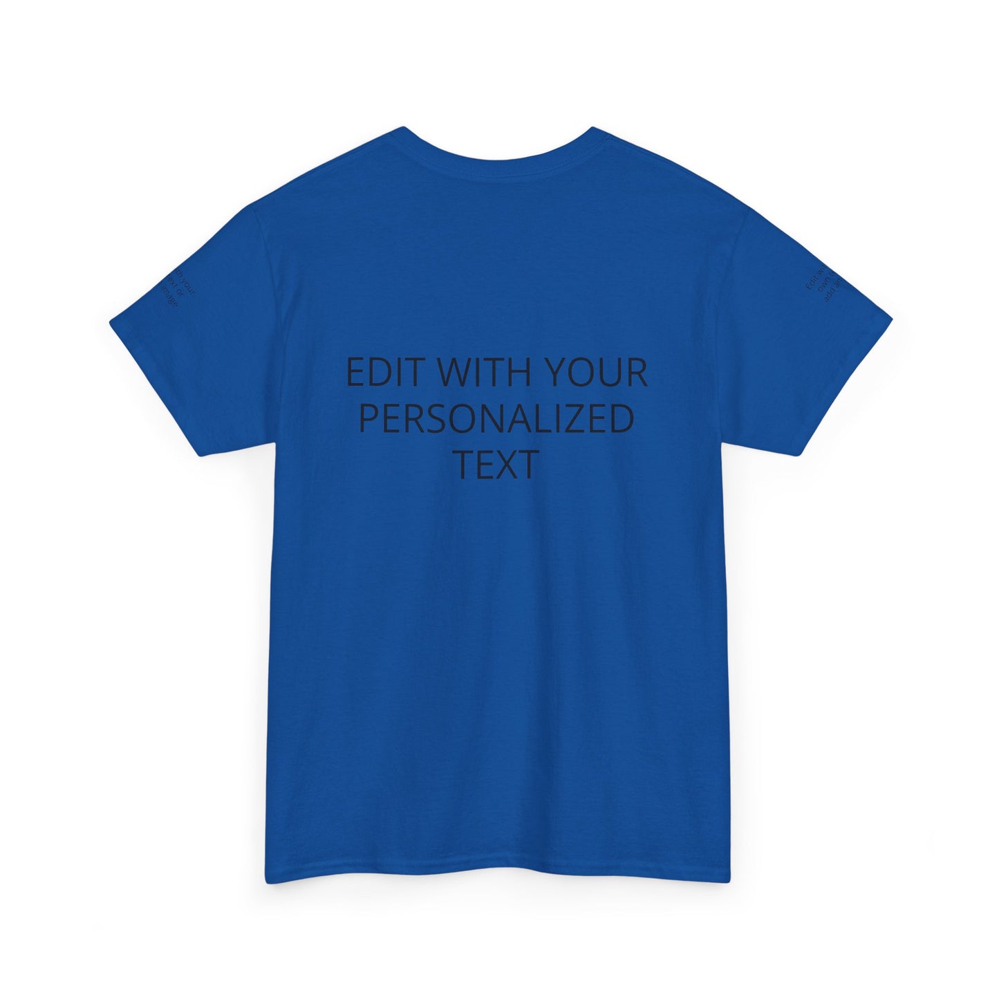 Fully Customizable Multi-Photo T-Shirt – Personalized Text & Image 5-Zone Tee